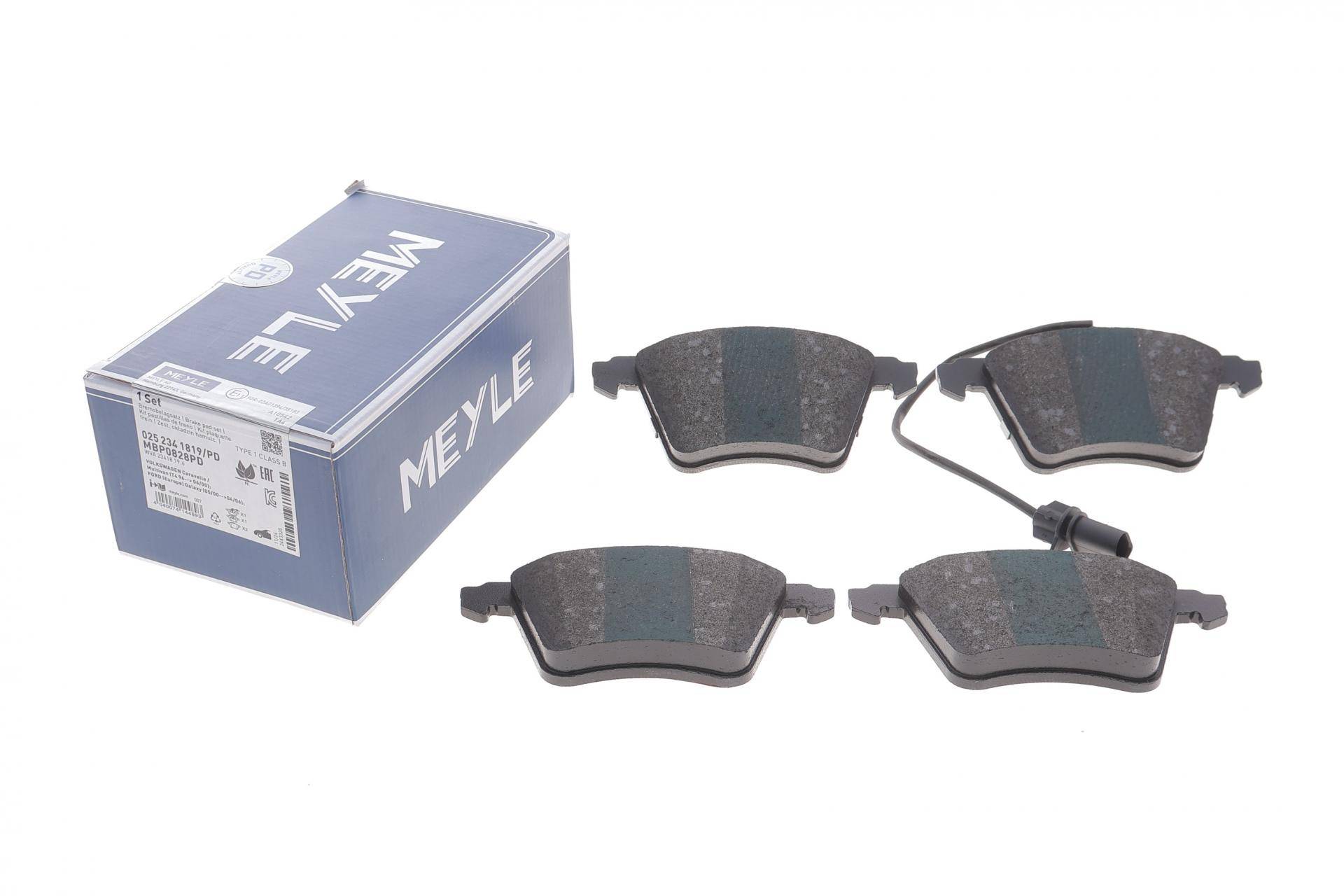 Колодки гальмівні (передні) Seat Alhambra/VW Sharan 1.8-1.9TDI 95-10 (Ate)