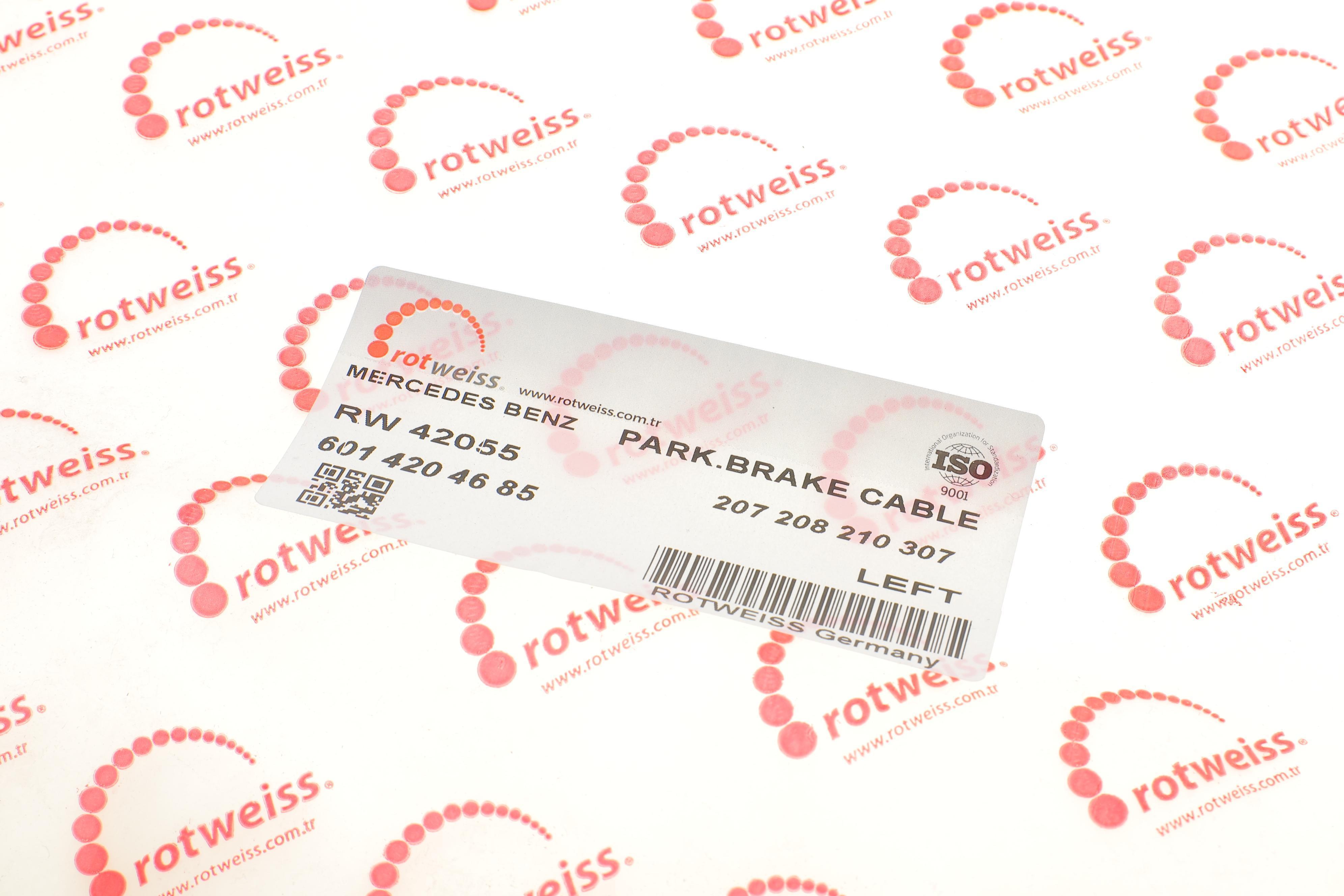 Трос ручника (задній) (L) DB 208-310 (6014204685)