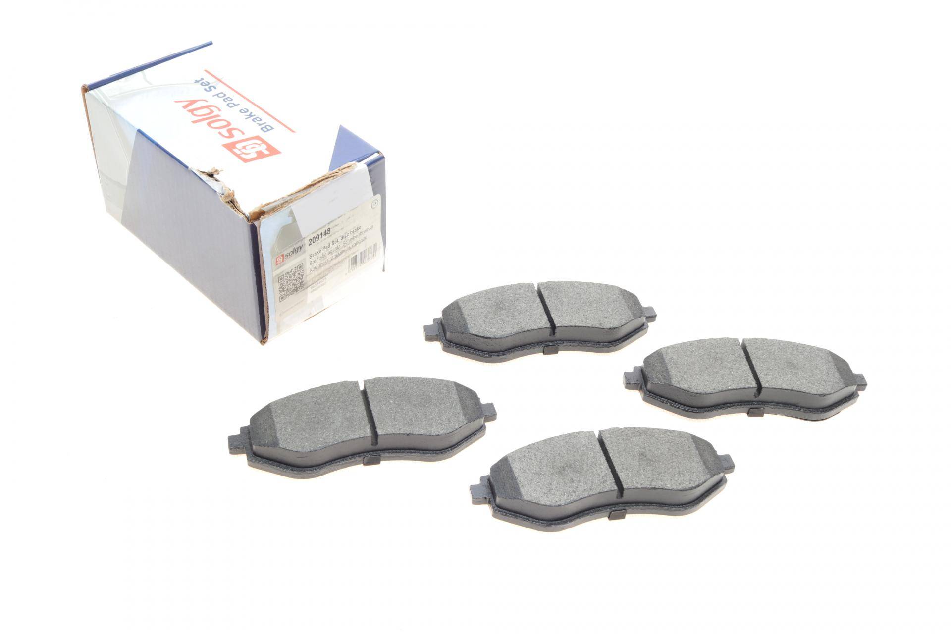 Колодки гальмівні (передні) Chevrolet Aveo 03- (Akebono)