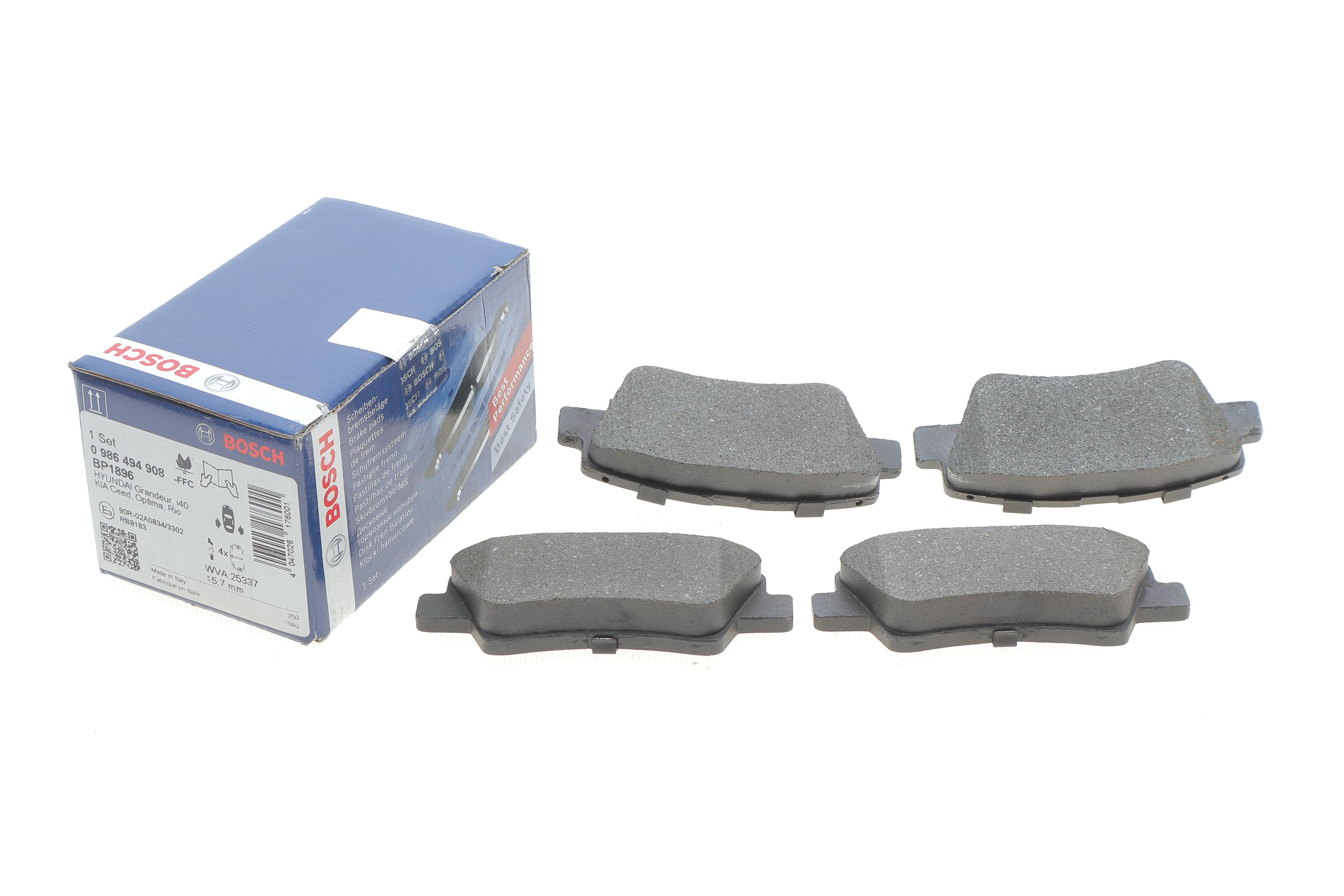 Колодки гальмівні (задні) Kia Sportage/Hyundai i10/i30 Tucson 15-