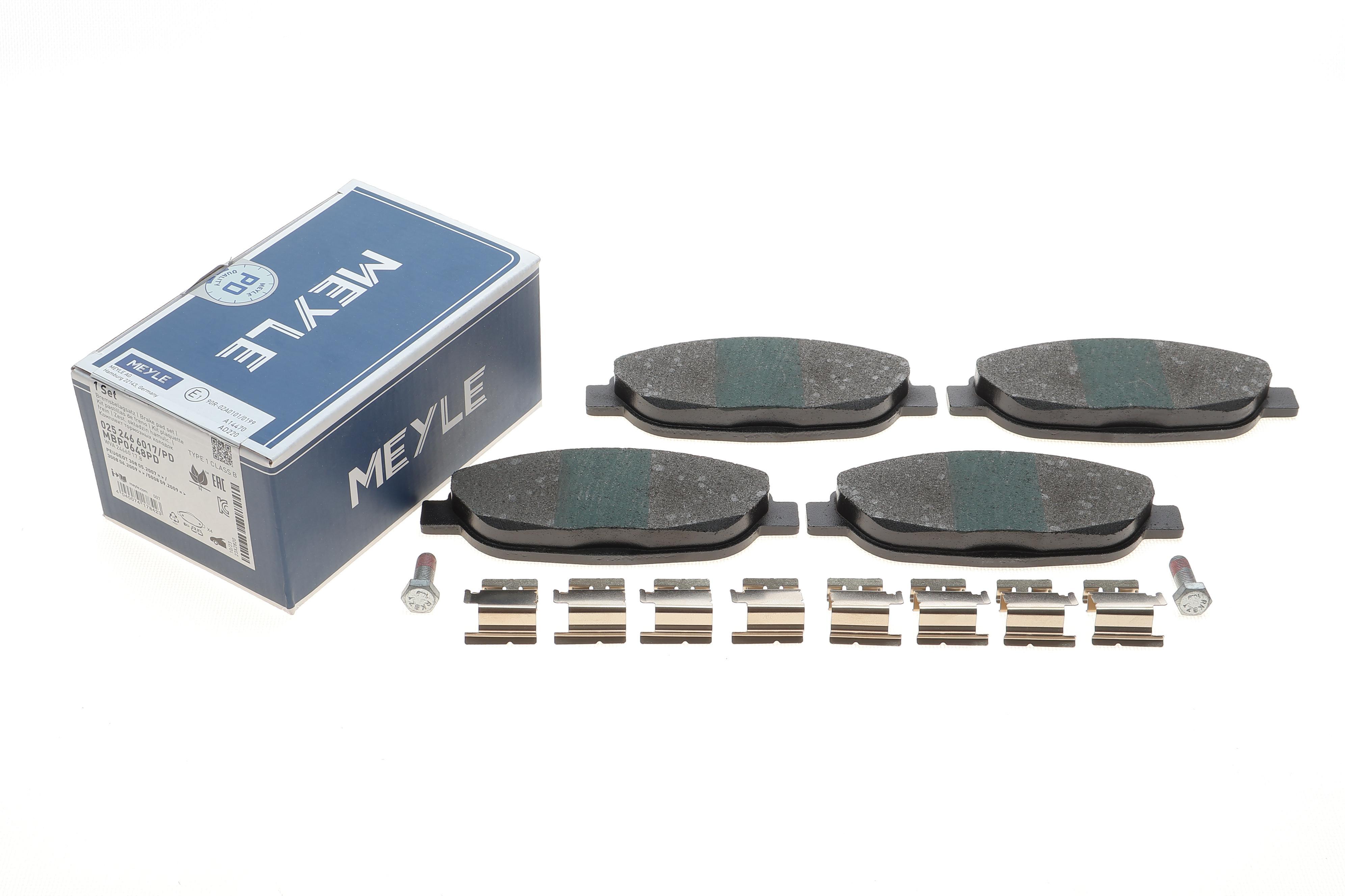 Колодки гальмівні (передні) Peugeot 308/CC/SW/3008 07- (Bosch)