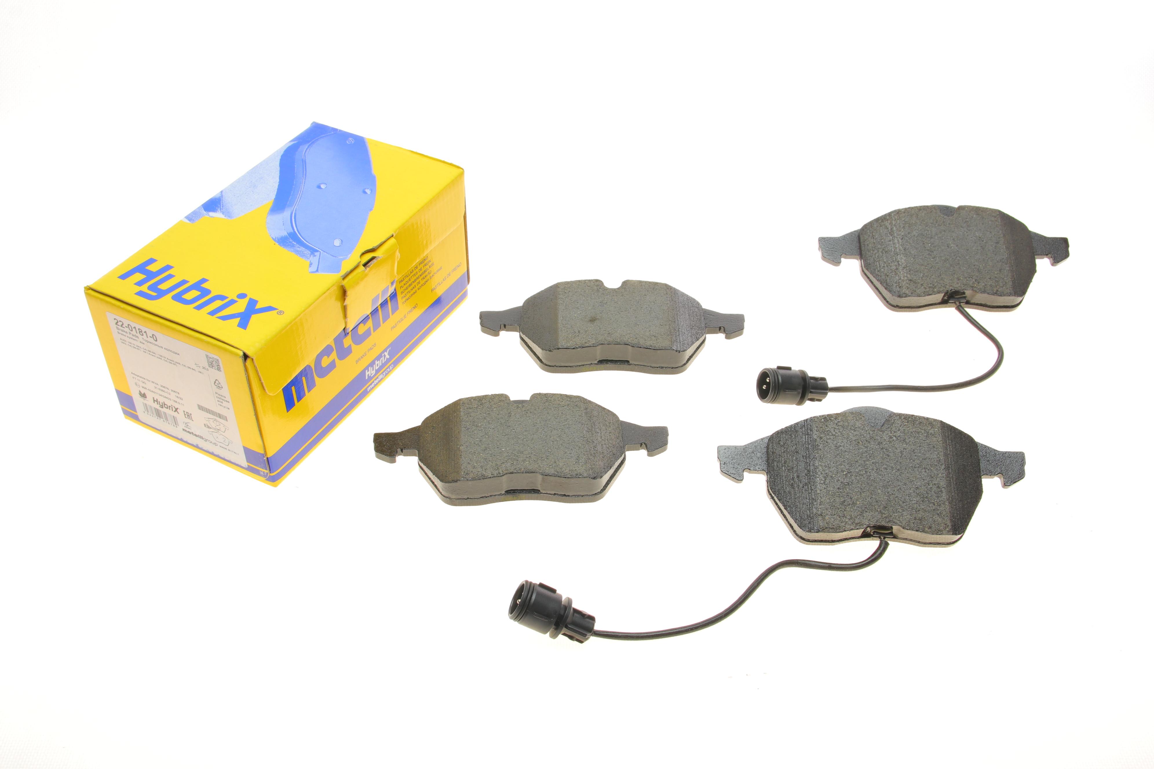 Колодки гальмівні (передні) Audi 100 90-94/Audi A6 94-97 (+датчики)