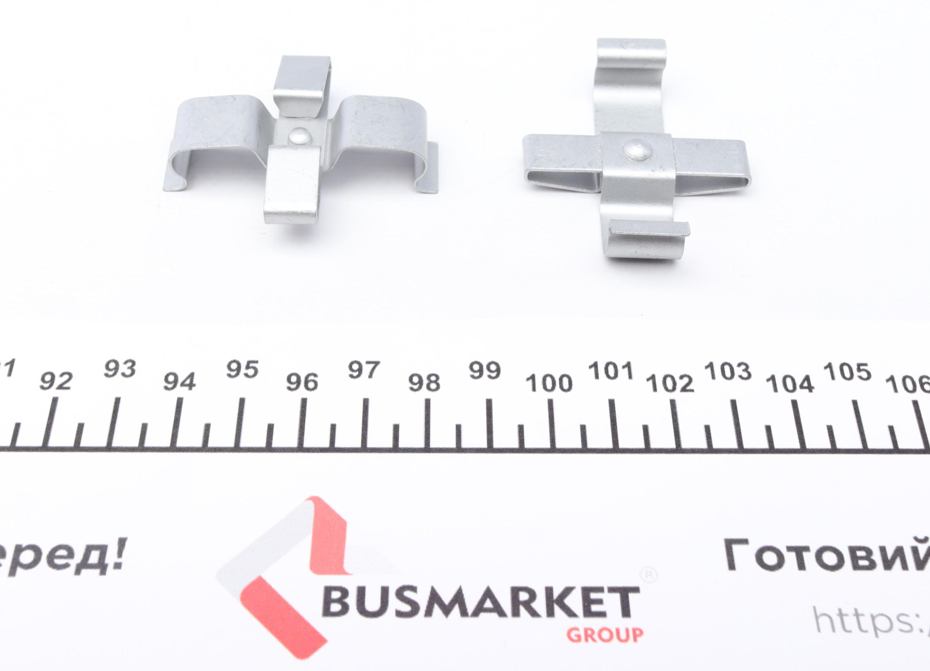 Планка супорта (переднього/заднього) прижимна (к-кт) MB E-class (W124/W210) 93-02 (Ate)
