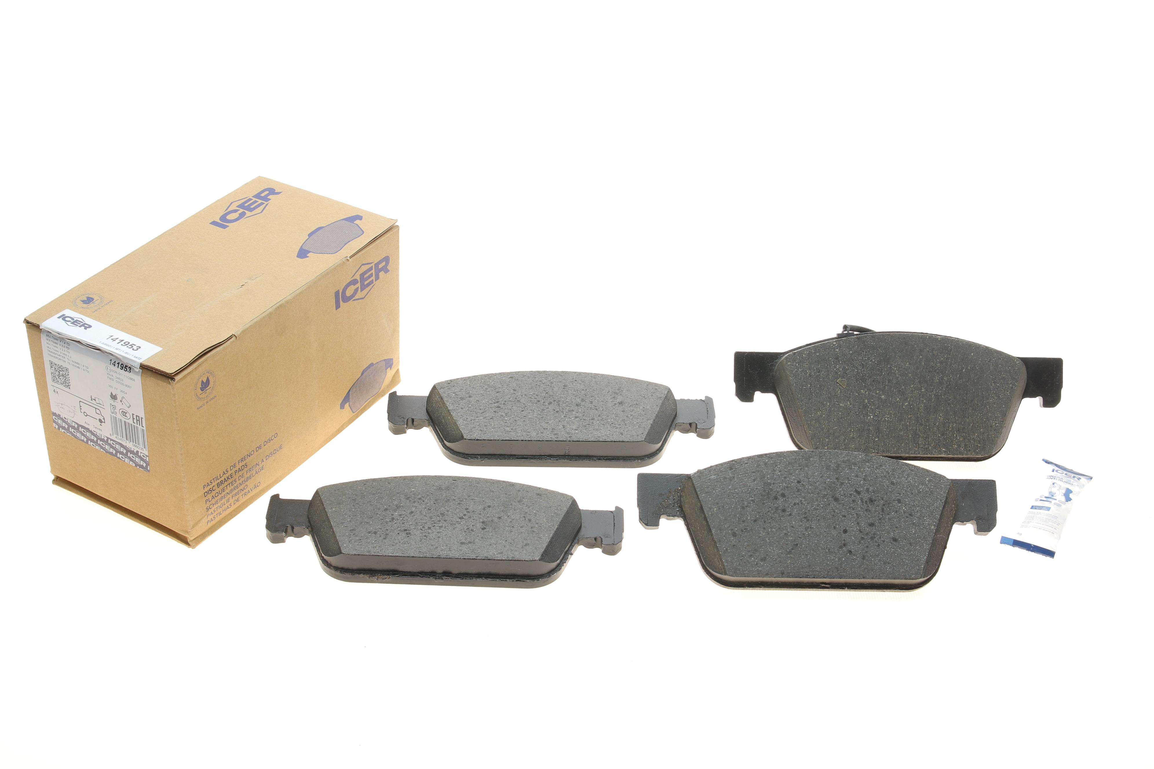 Колодки гальмівні (передні) VW T5/Multivan V 03-15/T6/Multivan VI 15- (+датчик)