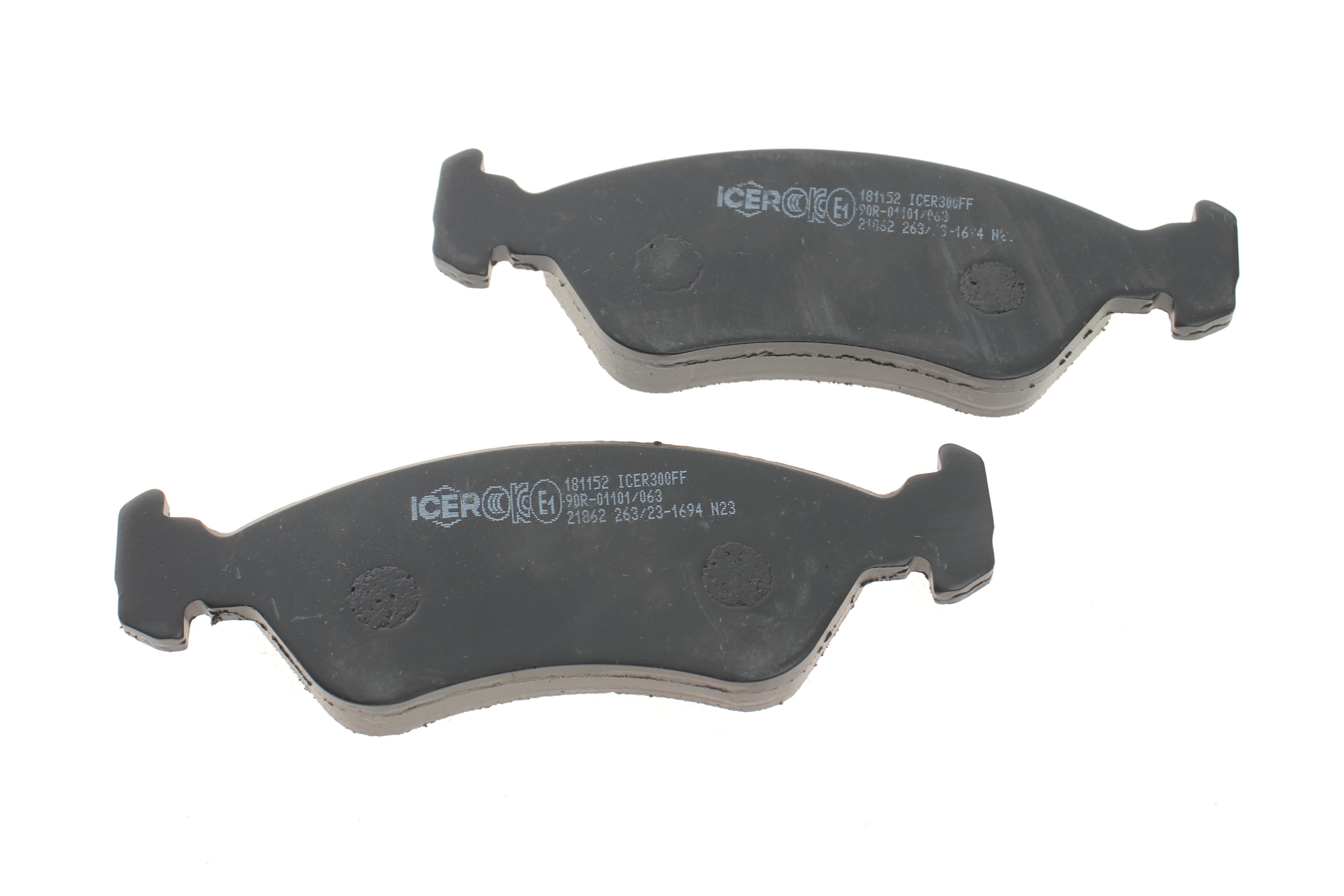 Колодки гальмівні (передні) Opel Astra F 91-98/Kadett E 87-93/Vectra A/B 88-03