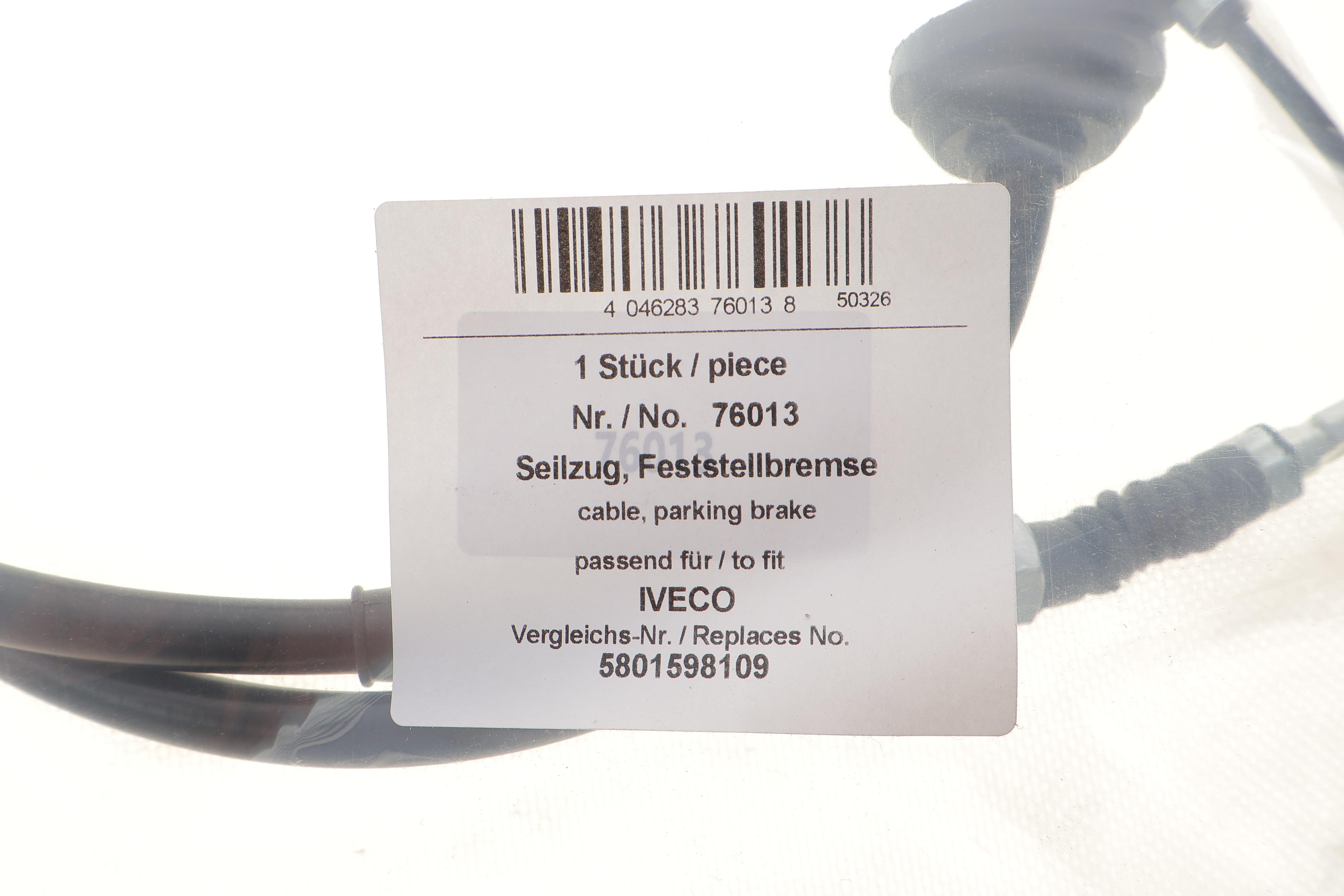 Трос ручного гальма Iveco Daily VI 14- (1415/1025mm)