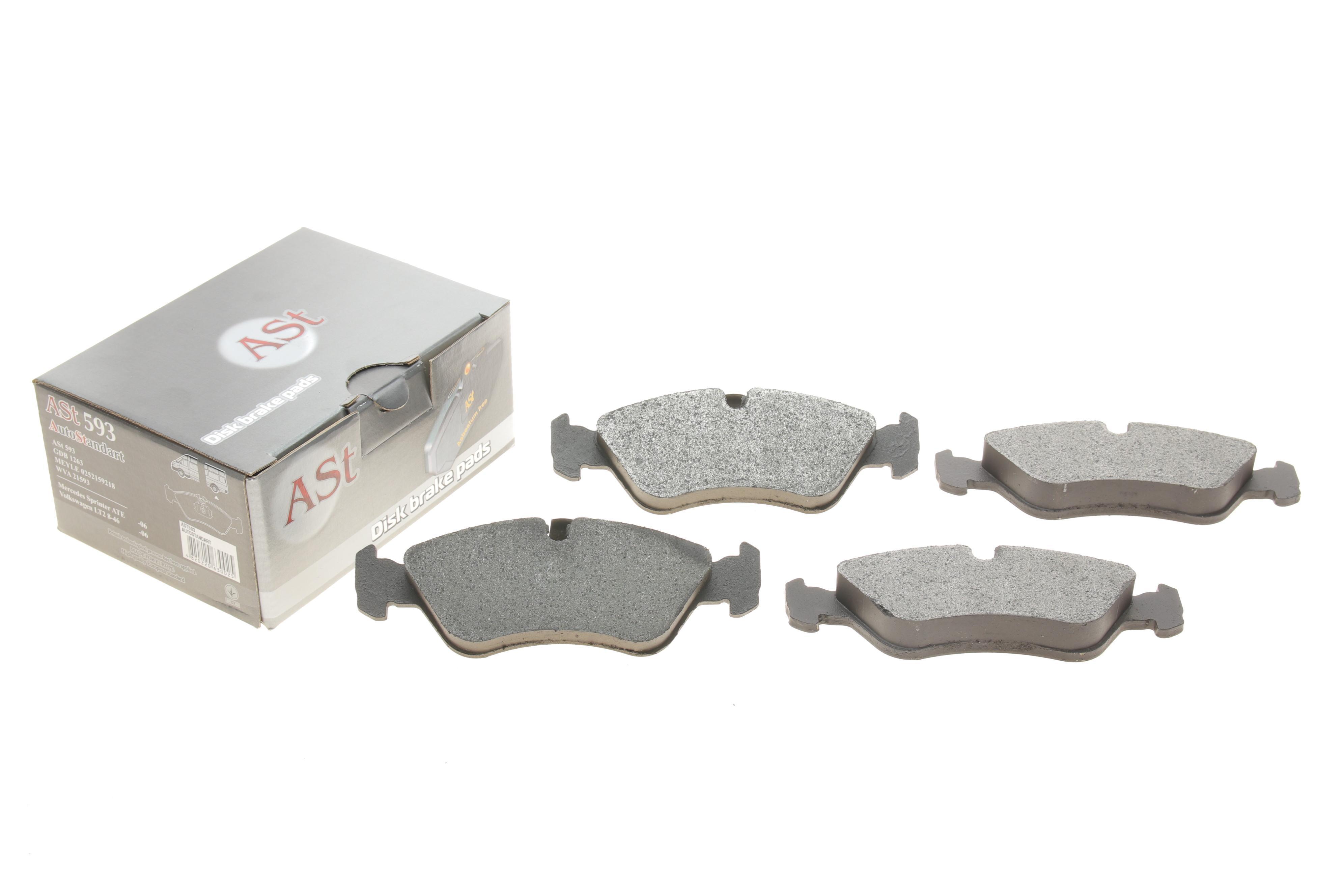 Колодки гальмівні (задні) MB Sprinter 208-316 96- (велика)