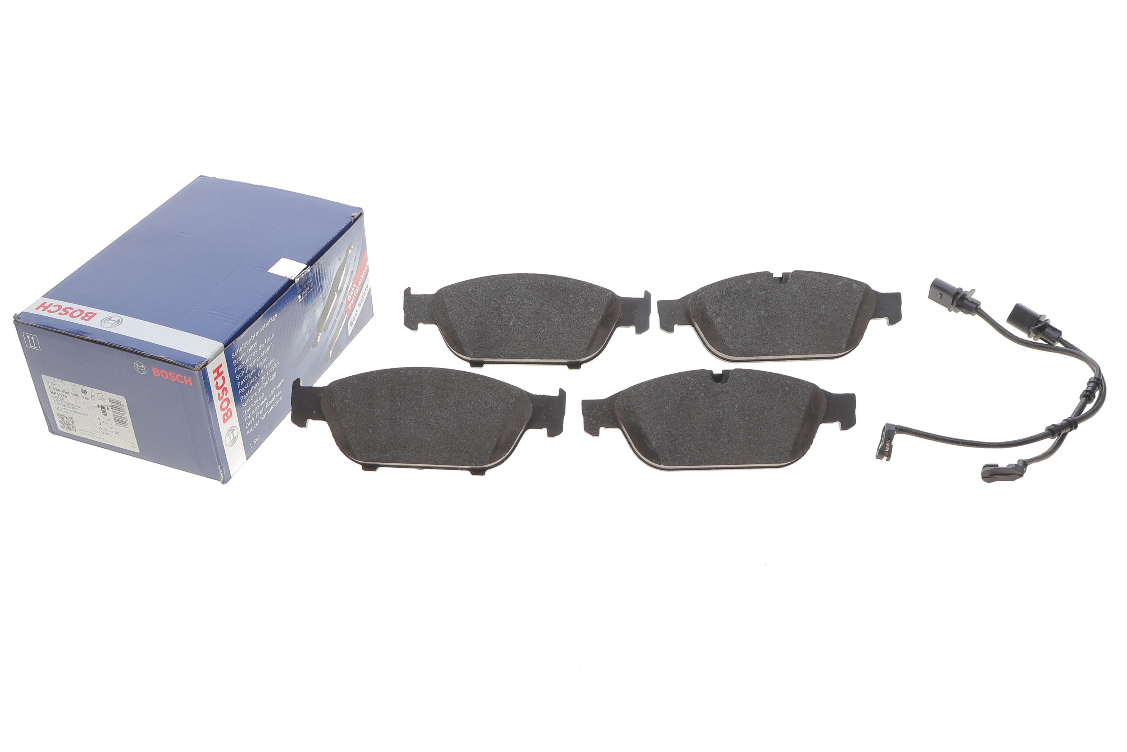 Колодки гальмівні (передні) Audi A6/A7/A8 10- (Ate) (з датчиком)