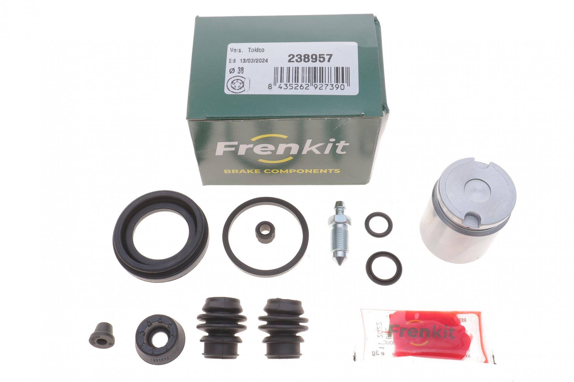 Ремкомплект супорта (заднього) Toyota Auris/Yaris 05- (d=38mm) (+поршень) (Tokic)