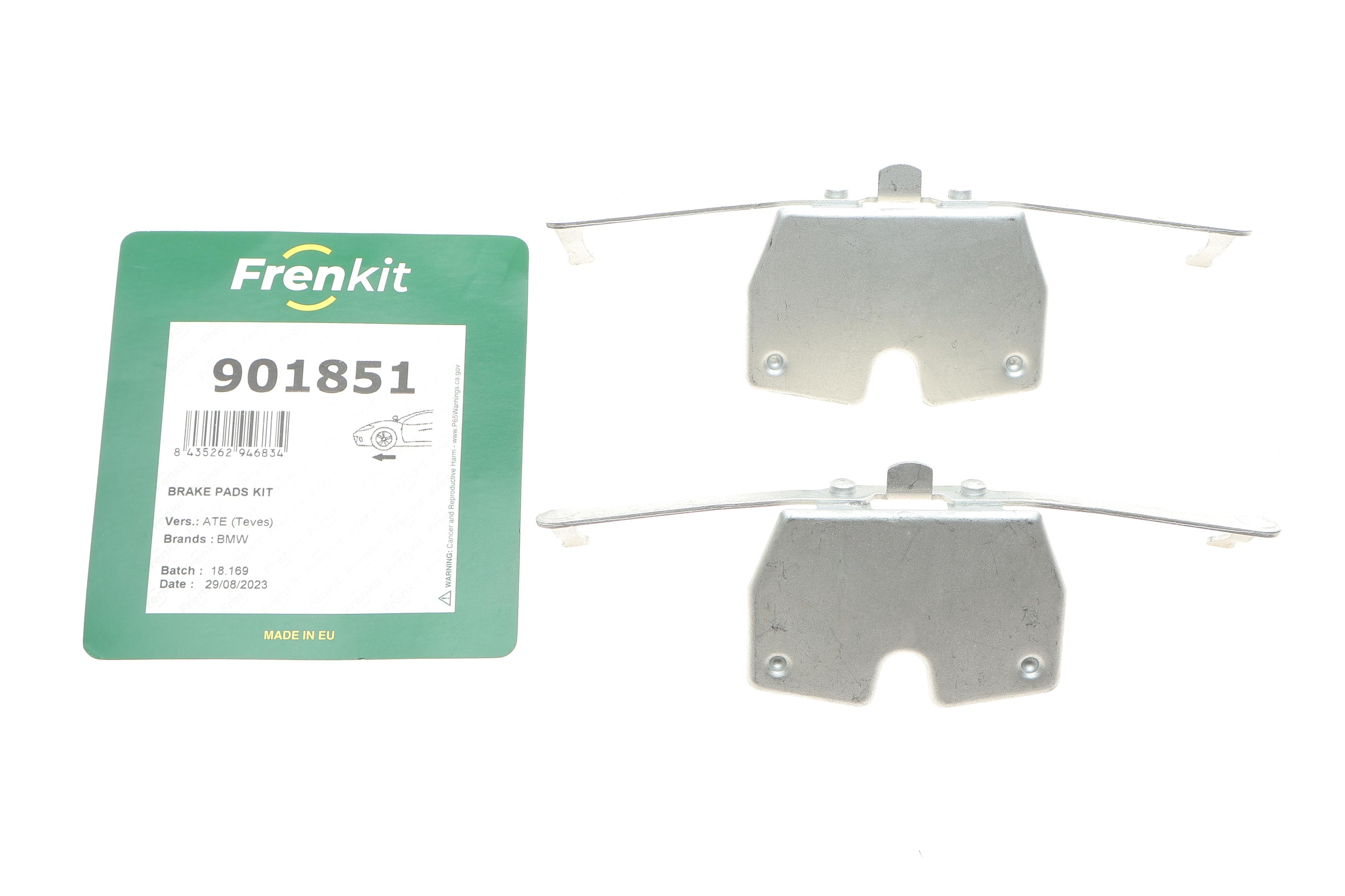 Планка супорта (переднього) прижимна (к-кт) BMW 7 (F01/F02/F03/F04) 08-15 (Ate)