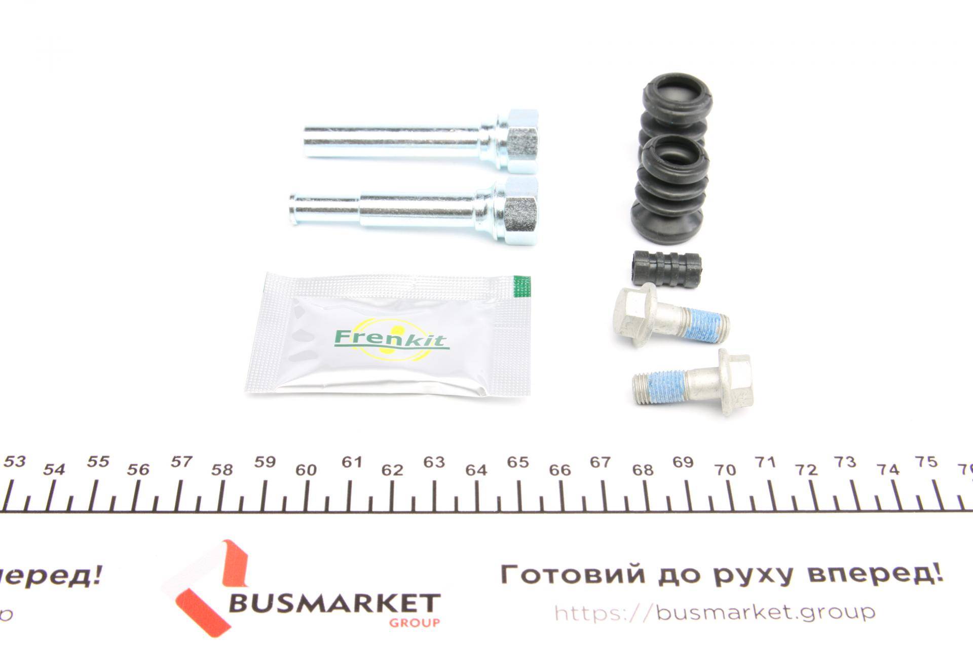 Направляюча супорта (переднього/к-кт) Chevrolet Aveo 11- (Dac)