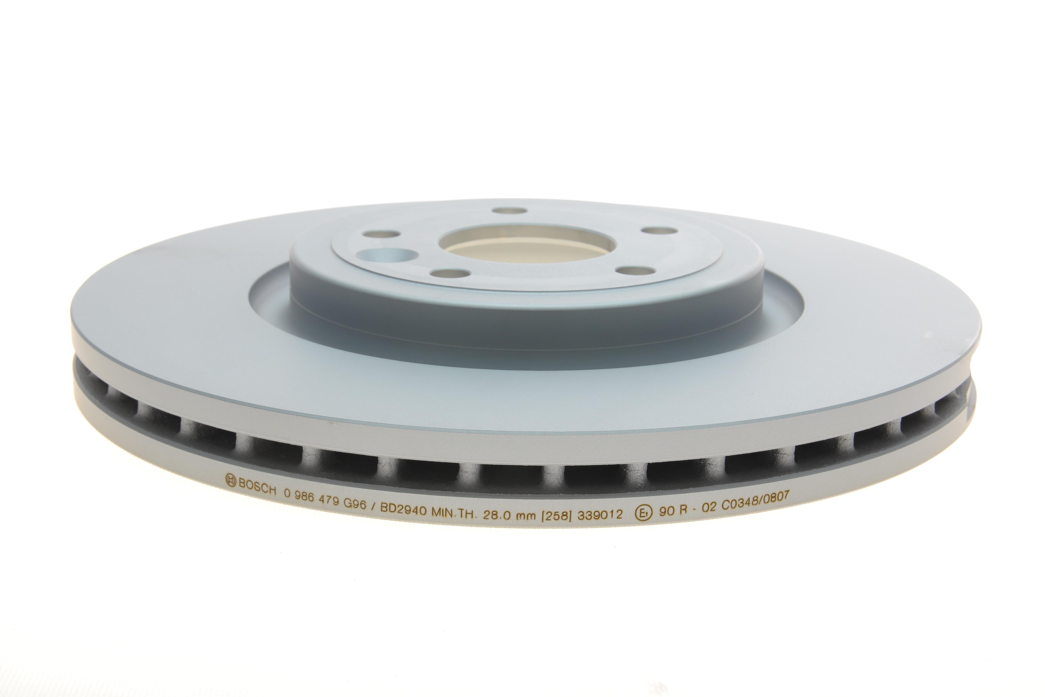 Диск гальмівний (передній) Jaguar XE/XF 15- (325x30) (з покриттям) (вентил.)