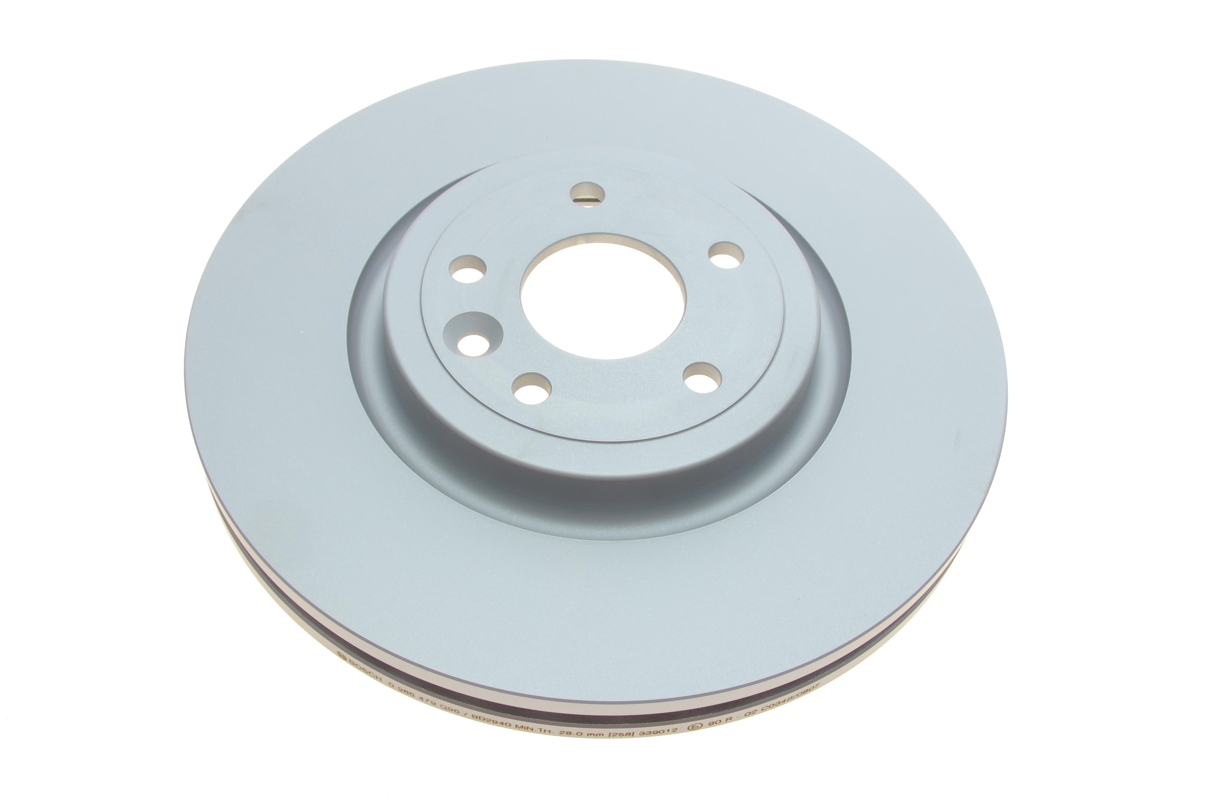 Диск гальмівний (передній) Jaguar XE/XF 15- (325x30) (з покриттям) (вентил.)