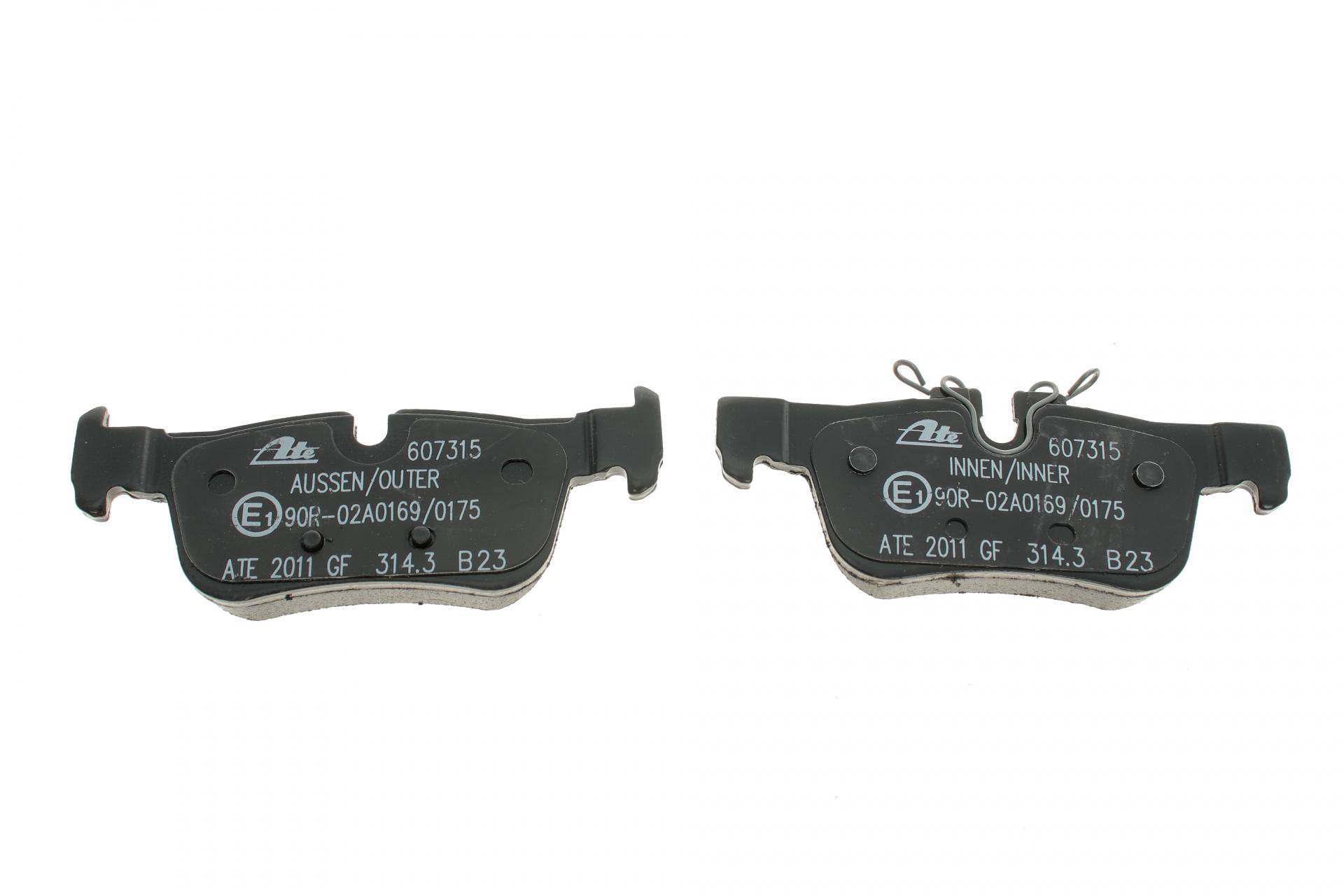 Колодки гальмівні (задні) BMW 1 (F52/F40)/X2 (F39) 17-/2 (F44-F46)/i3 (I01) 13-/X1 (F48)/Mini 14- (Ate)