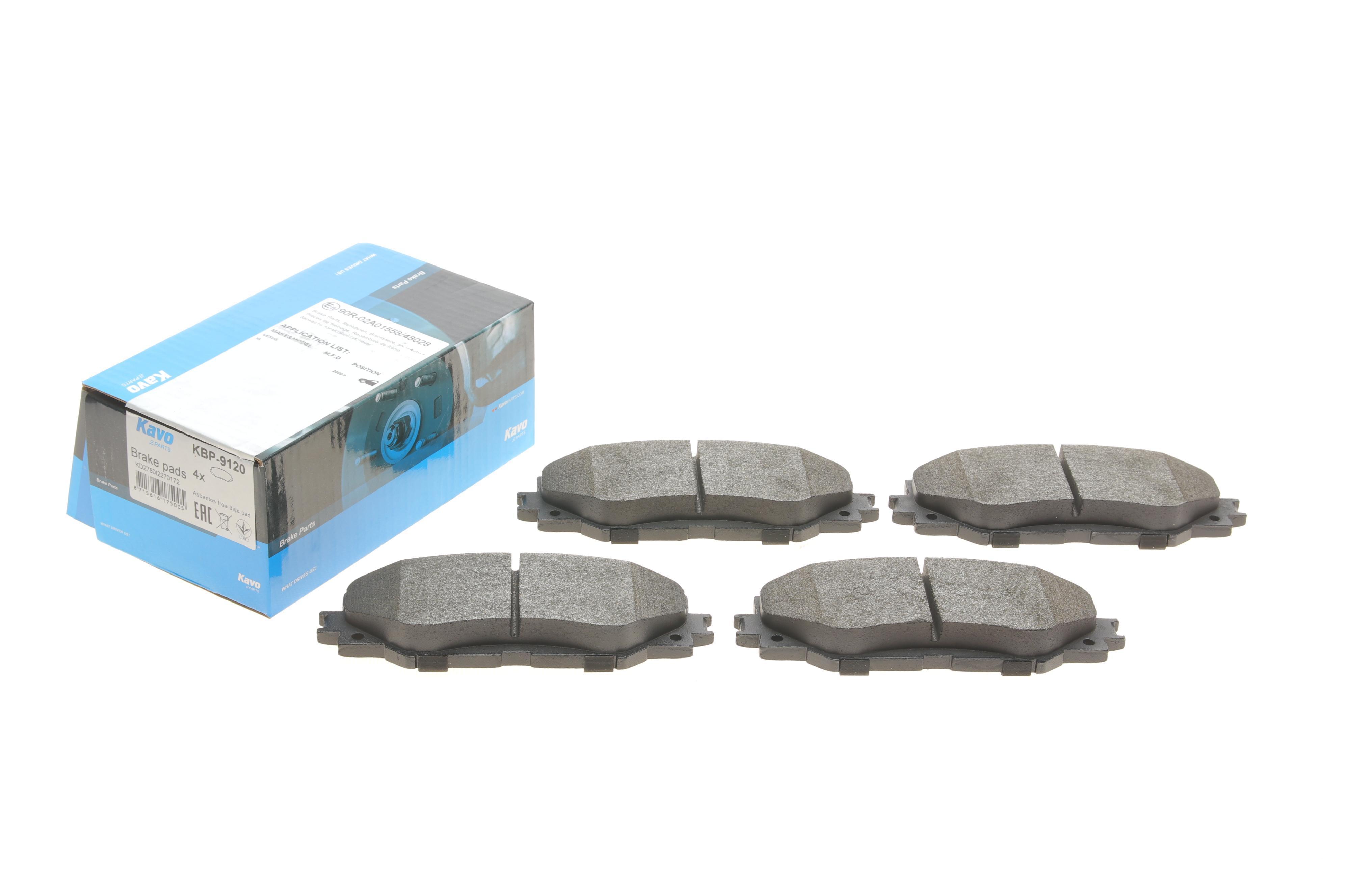 Колодки гальмівні (передні) Toyota RAV4 III 06-/Auris 07-