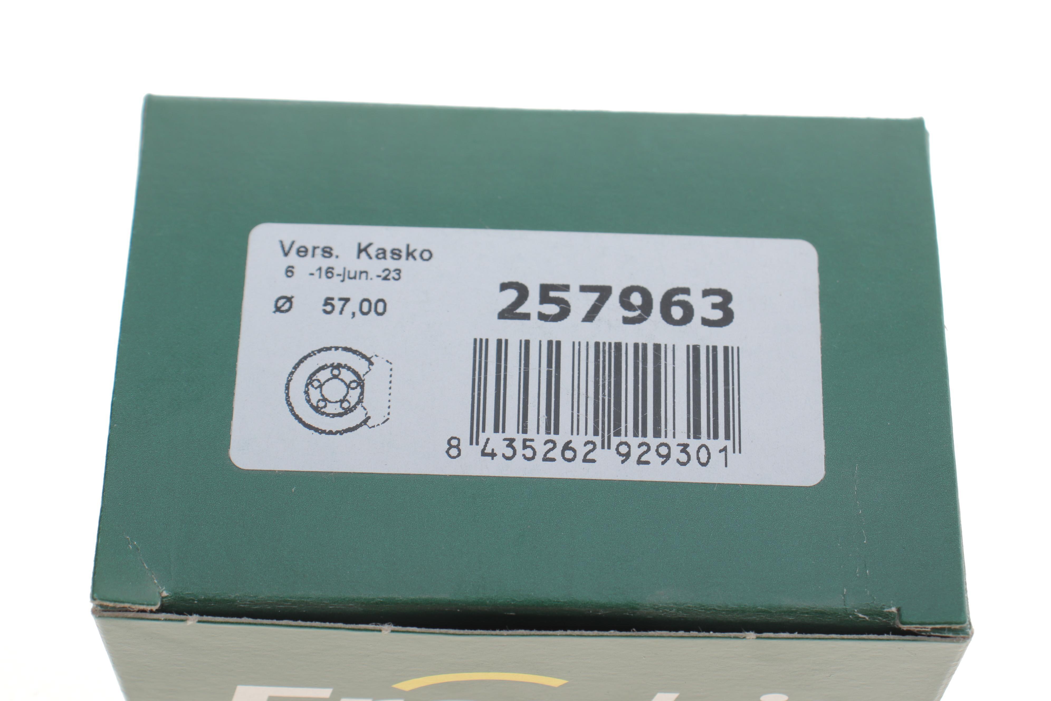 Ремкомплект супорта (переднього) Kia Ceed 06- (d=57mm) (+поршень) (Kasco)