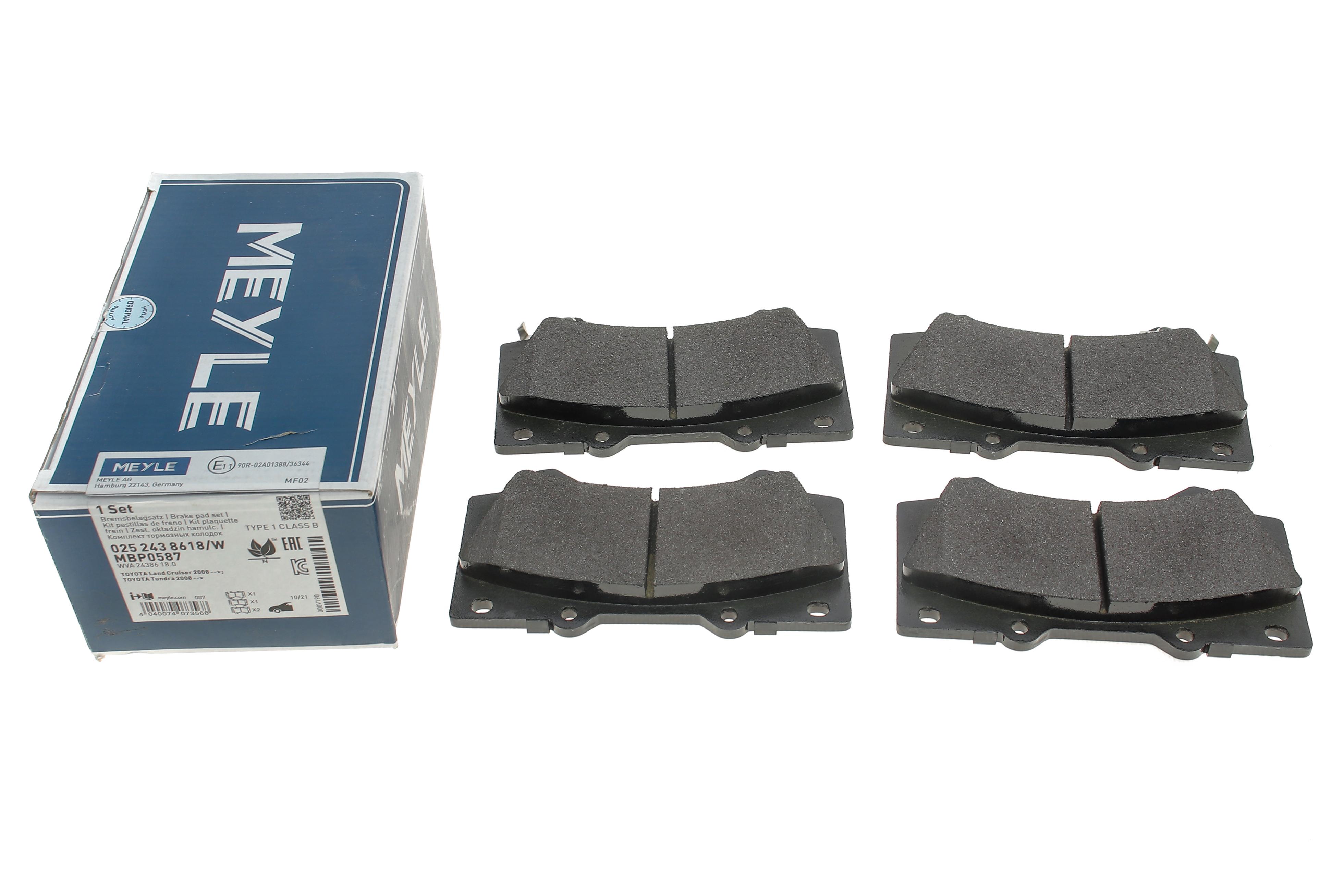 Колодки гальмівні (передні) Toyota Land Cruiser 200 08- (Advics)