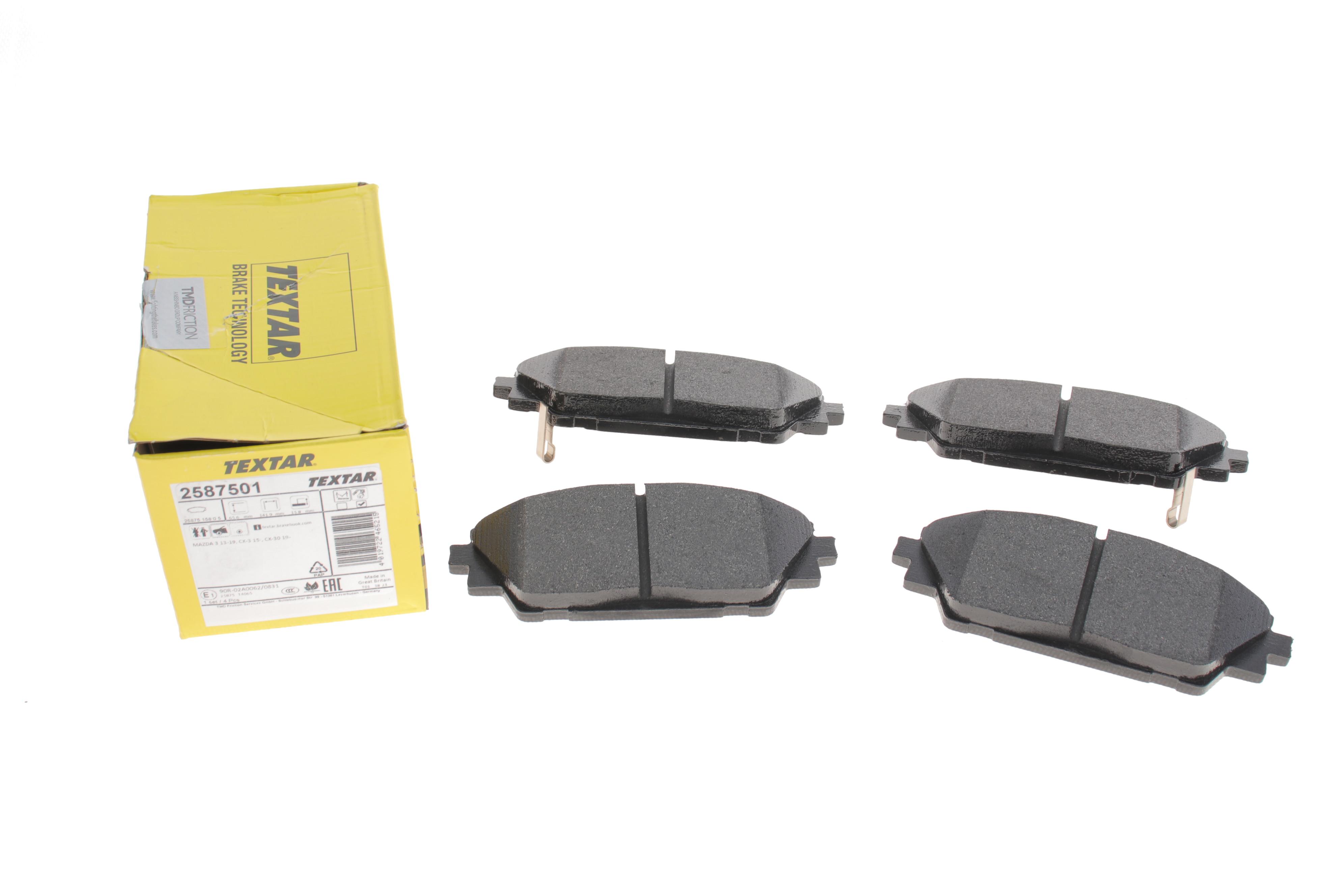 Колодки гальмівні (передні) Mazda 3 13-/CX-3 15-