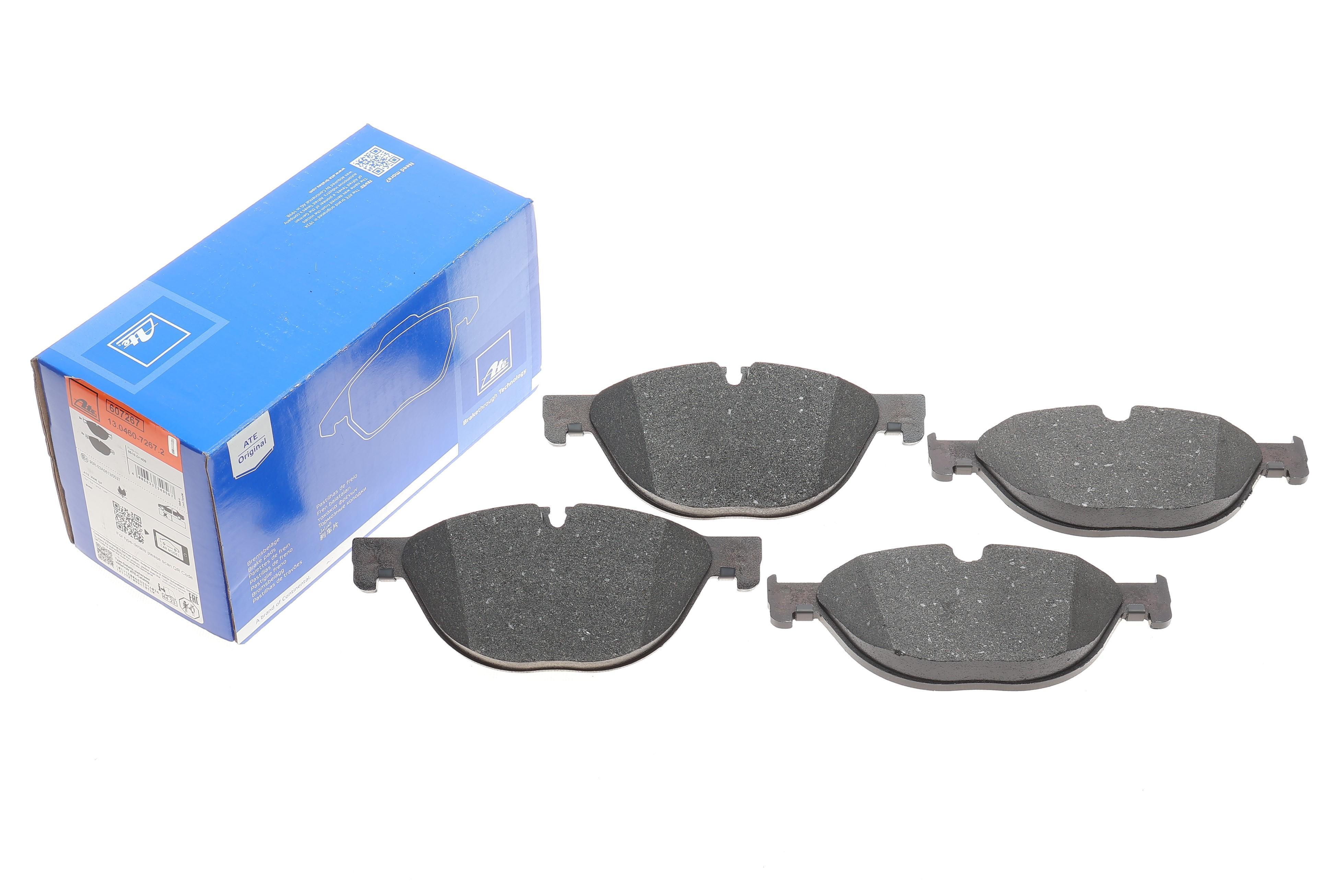 Колодки гальмівні (передні) BMW 5 (F07/F10/F11) 09-17/6 (F06/F13) 11-18/7 (F01/F02/F03/F04) 08-15 (Ate)