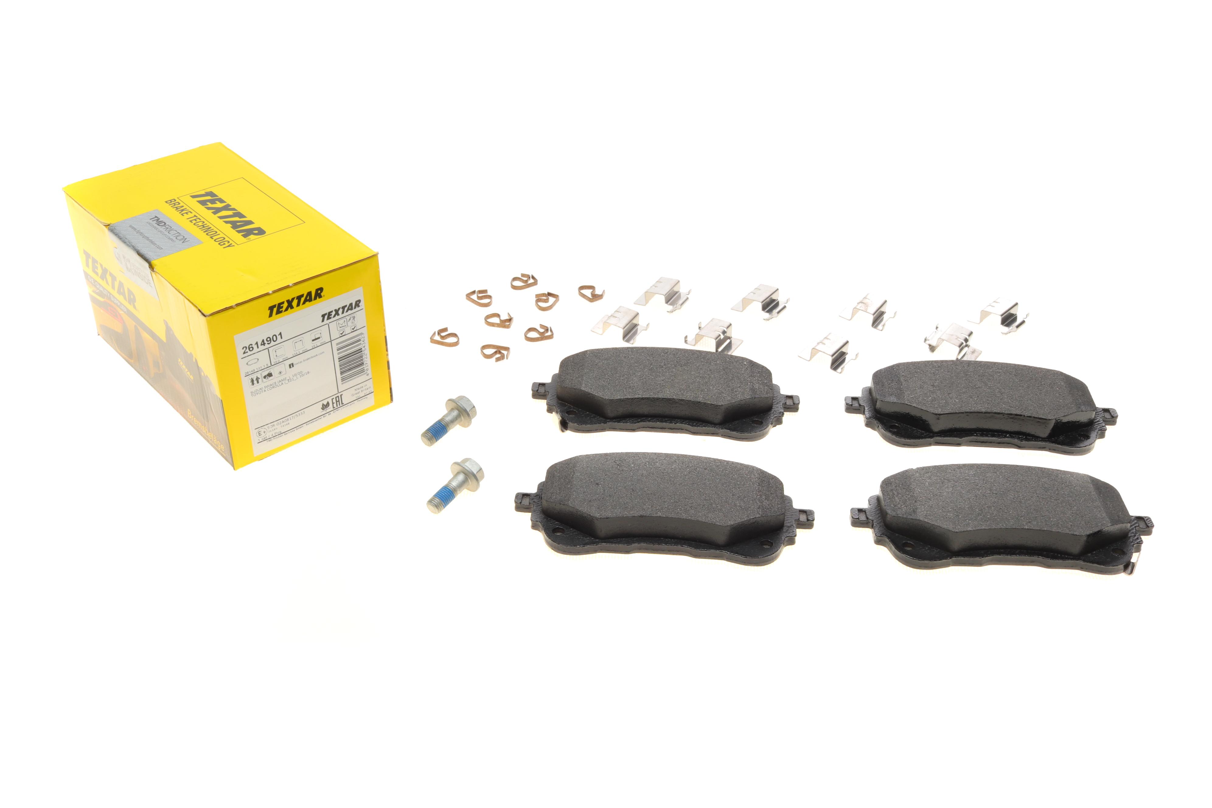 Колодки гальмівні (передні) Toyota Corolla 1.6VVTi/1.8VVTi Hybrid 19- Q+ (з датчиком)