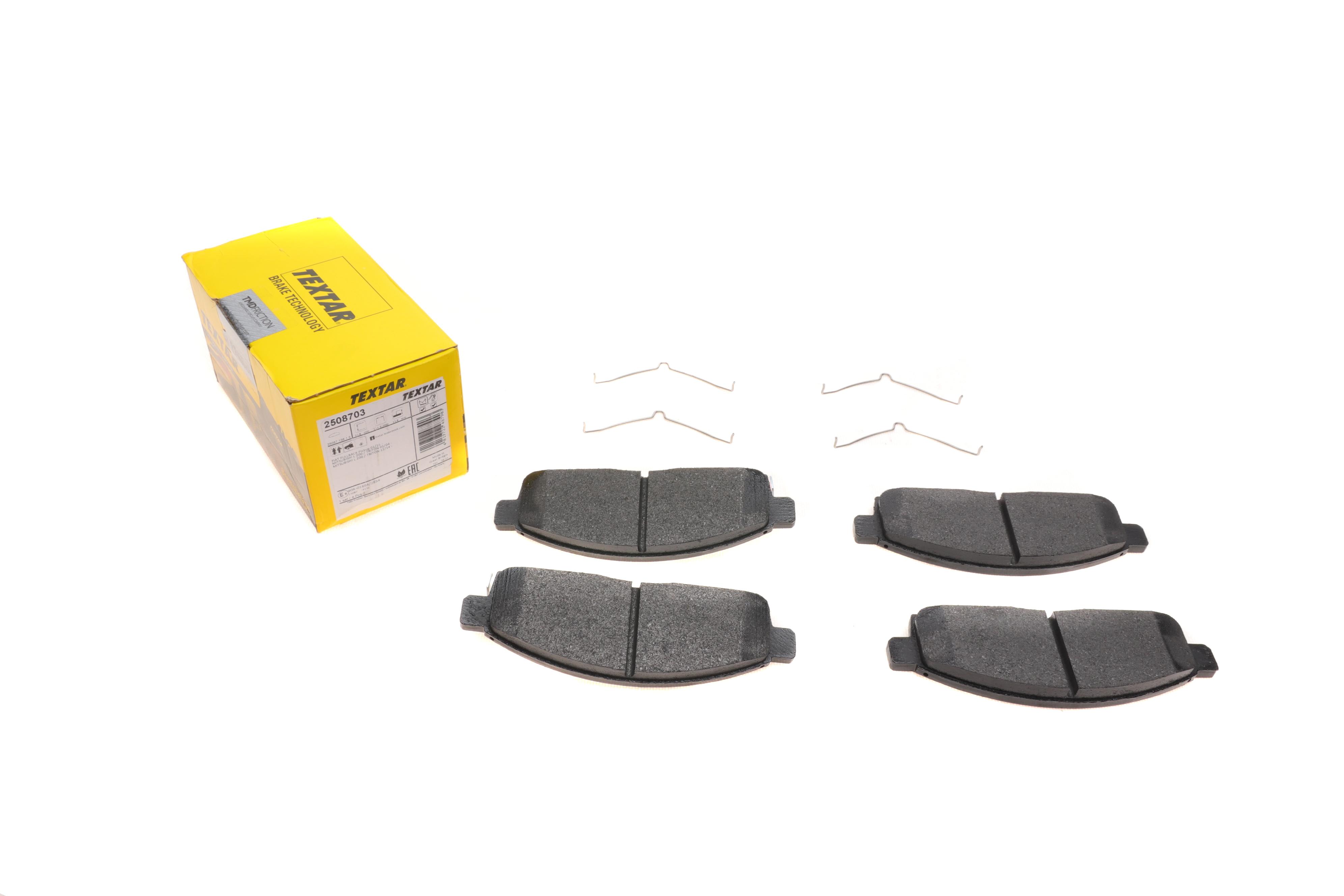 Колодки гальмівні (передні) Mitsubishi L200 07- / Fiat Fullback 16- (Tokico)