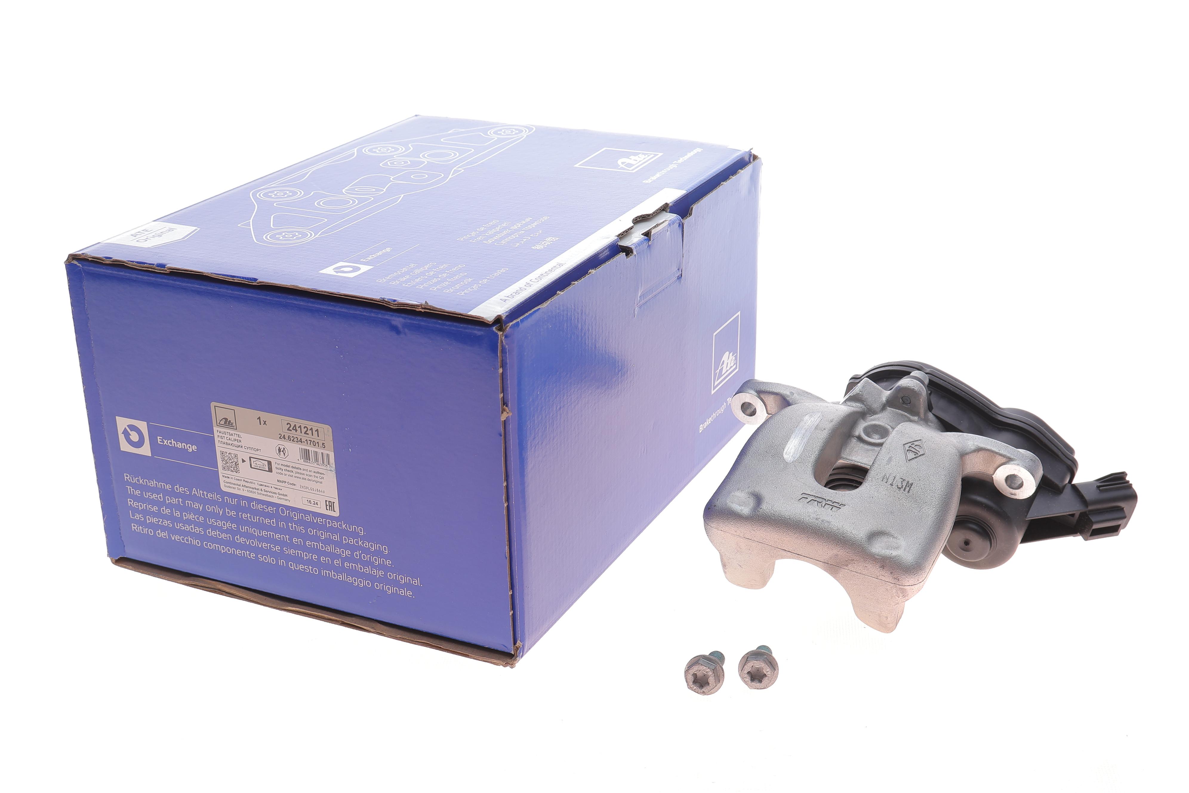 Супорт гальмівний (задній) (L) Renault Megane III 1.5-2.0/dCi/TCe (d=34mm) (TRW) (електро)