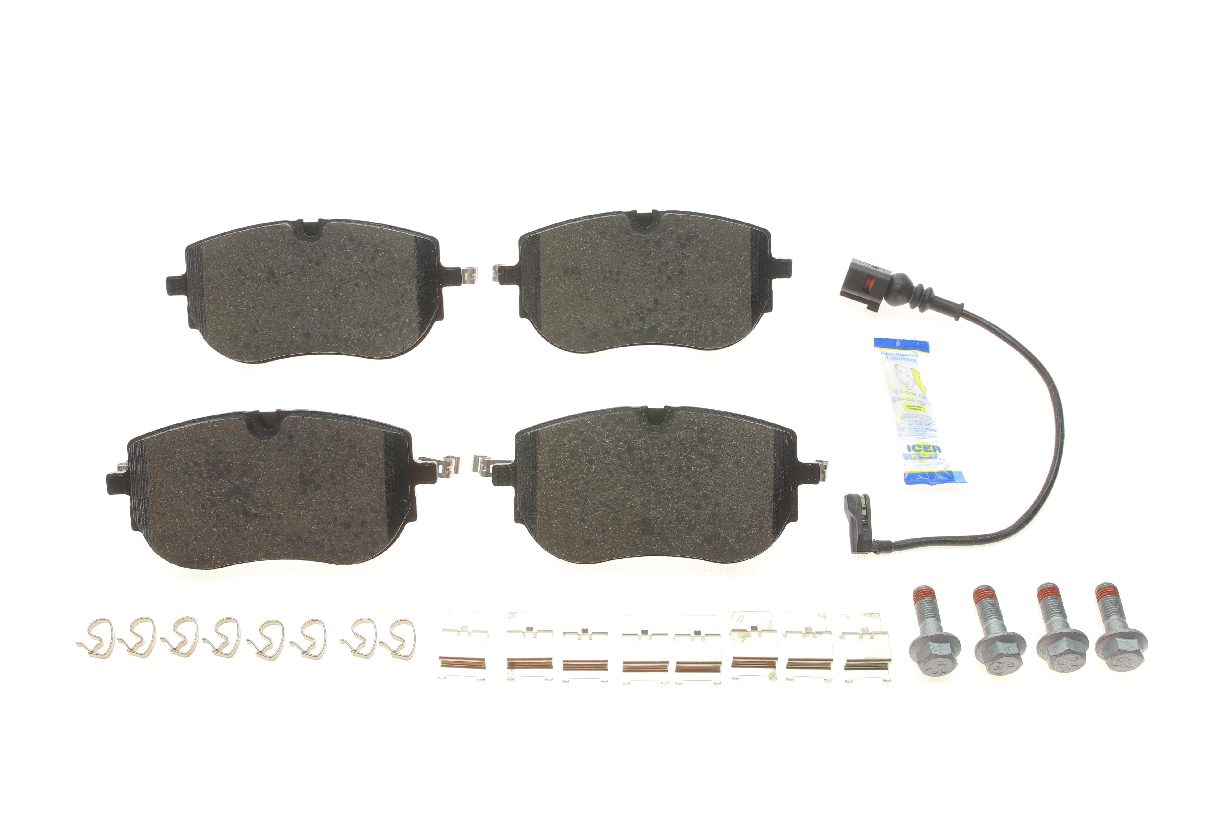 Колодки гальмівні (передні) Audi Q4 e-tron/Skoda Enyaq iV/VW ID.4/ID.5 20- (+датчик)