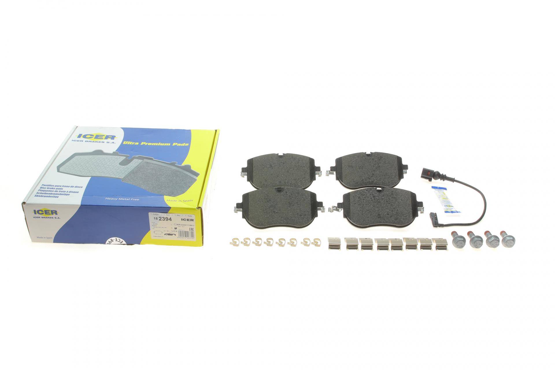 Колодки гальмівні (передні) Audi Q4 e-tron/Skoda Enyaq iV/VW ID.4/ID.5 20- (+датчик)