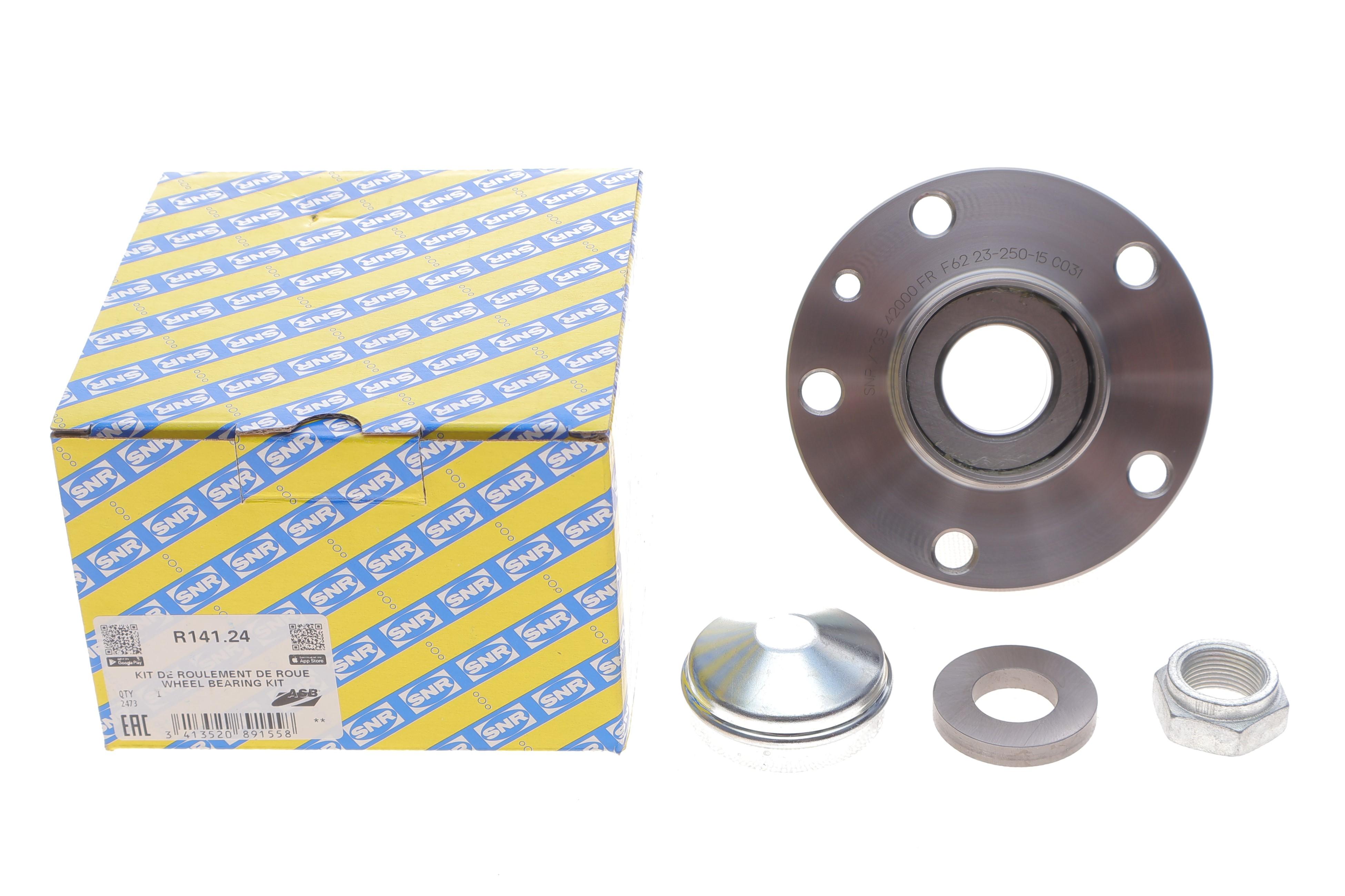 Підшипник маточини (задньої) Fiat Doblo 10- (+ABS) (для підвищеного навантаження)