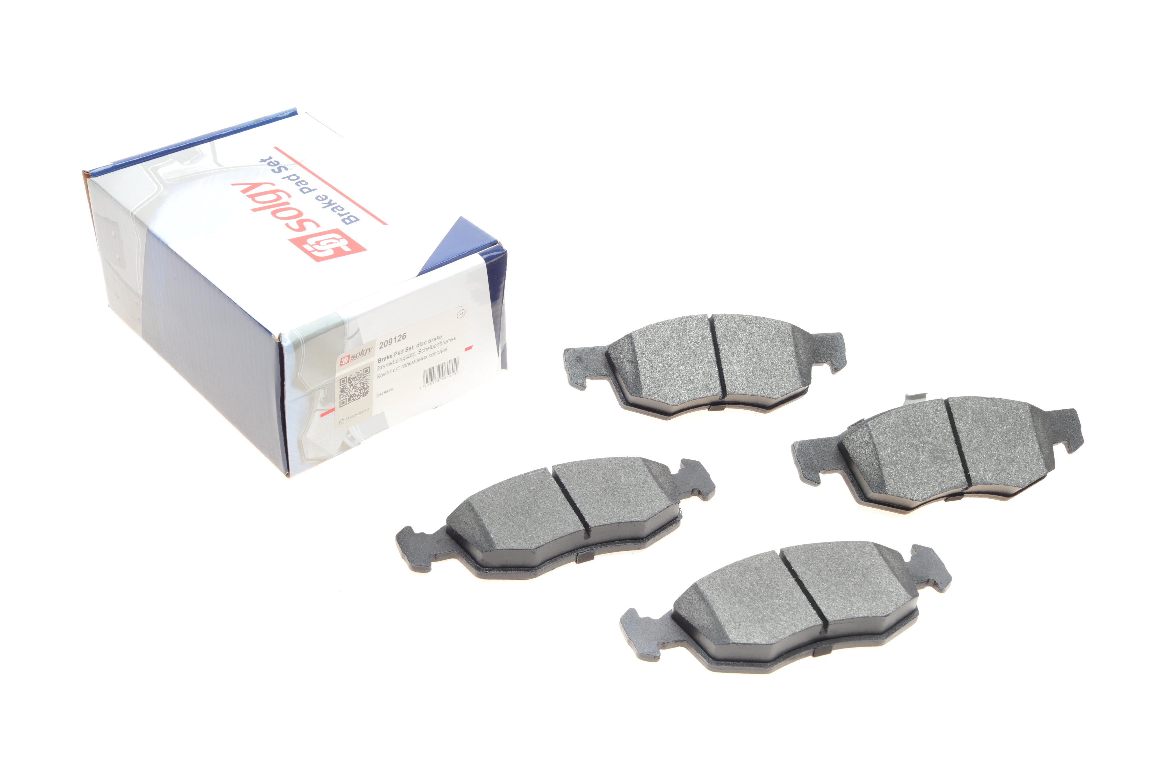 Колодки гальмівні (передні) Fiat Doblo 01-05 (Ate)