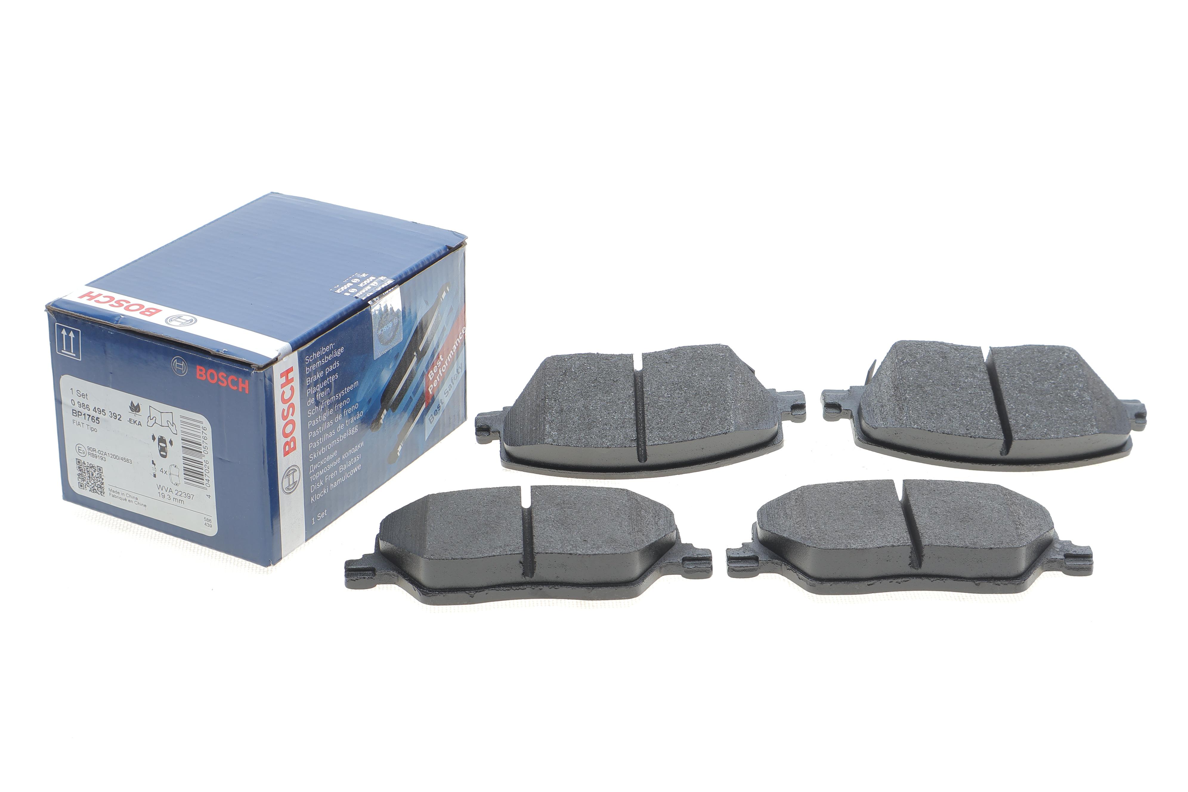 Колодки гальмівні (передні) Fiat Tipo 15-