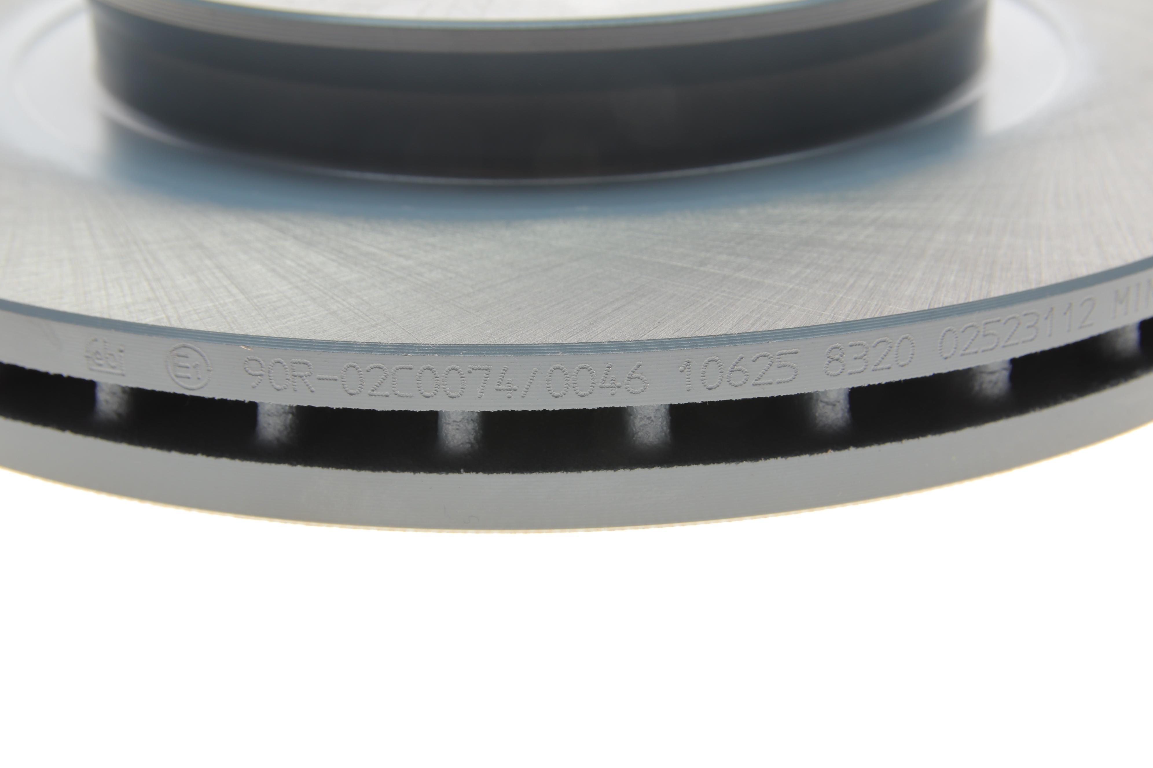 Диск гальмівний (передній) Mazda 626 87-97 (264x24)