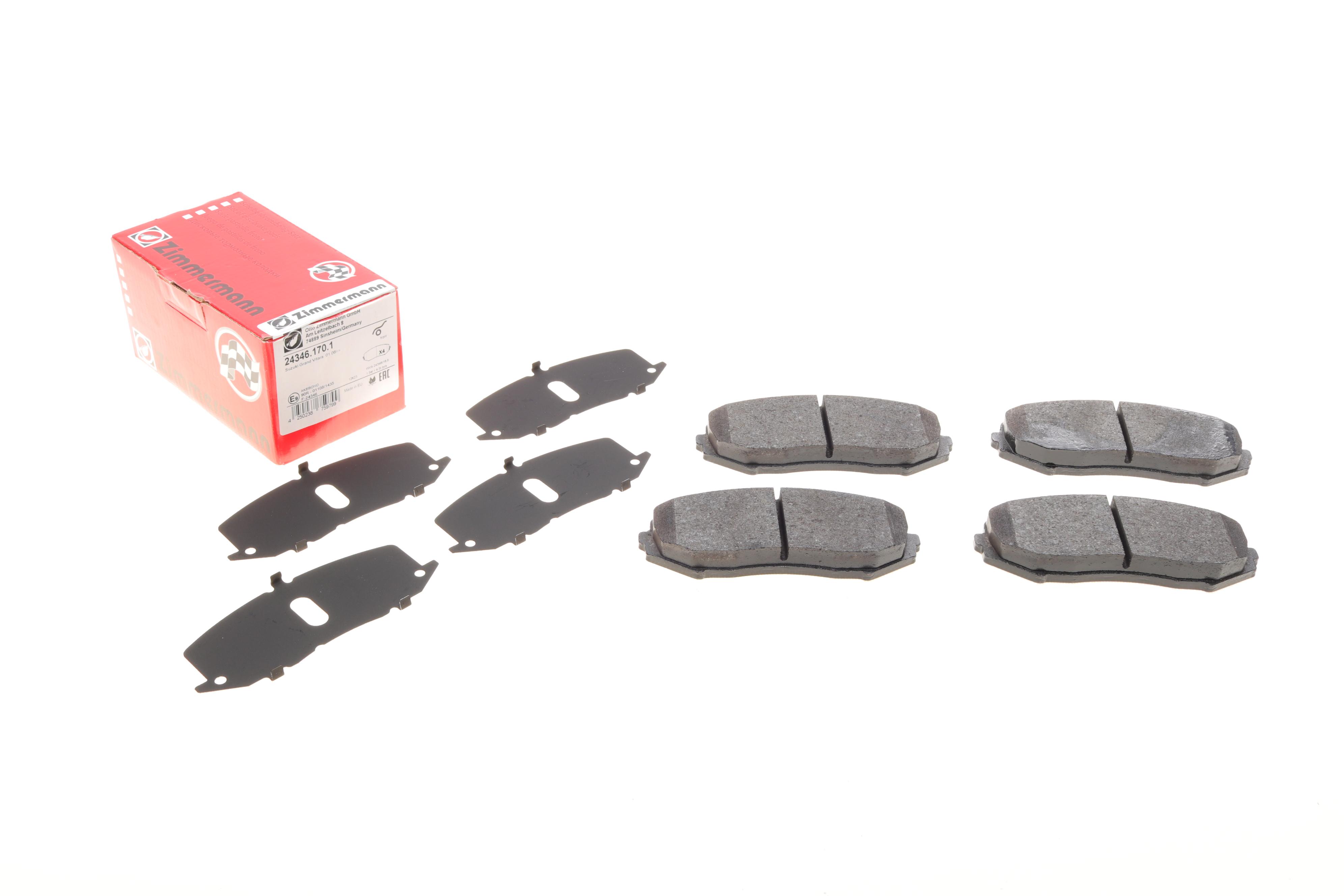 Колодки гальмівні (передні) Suzuki Grand Vitara 1.3-3.2 98-