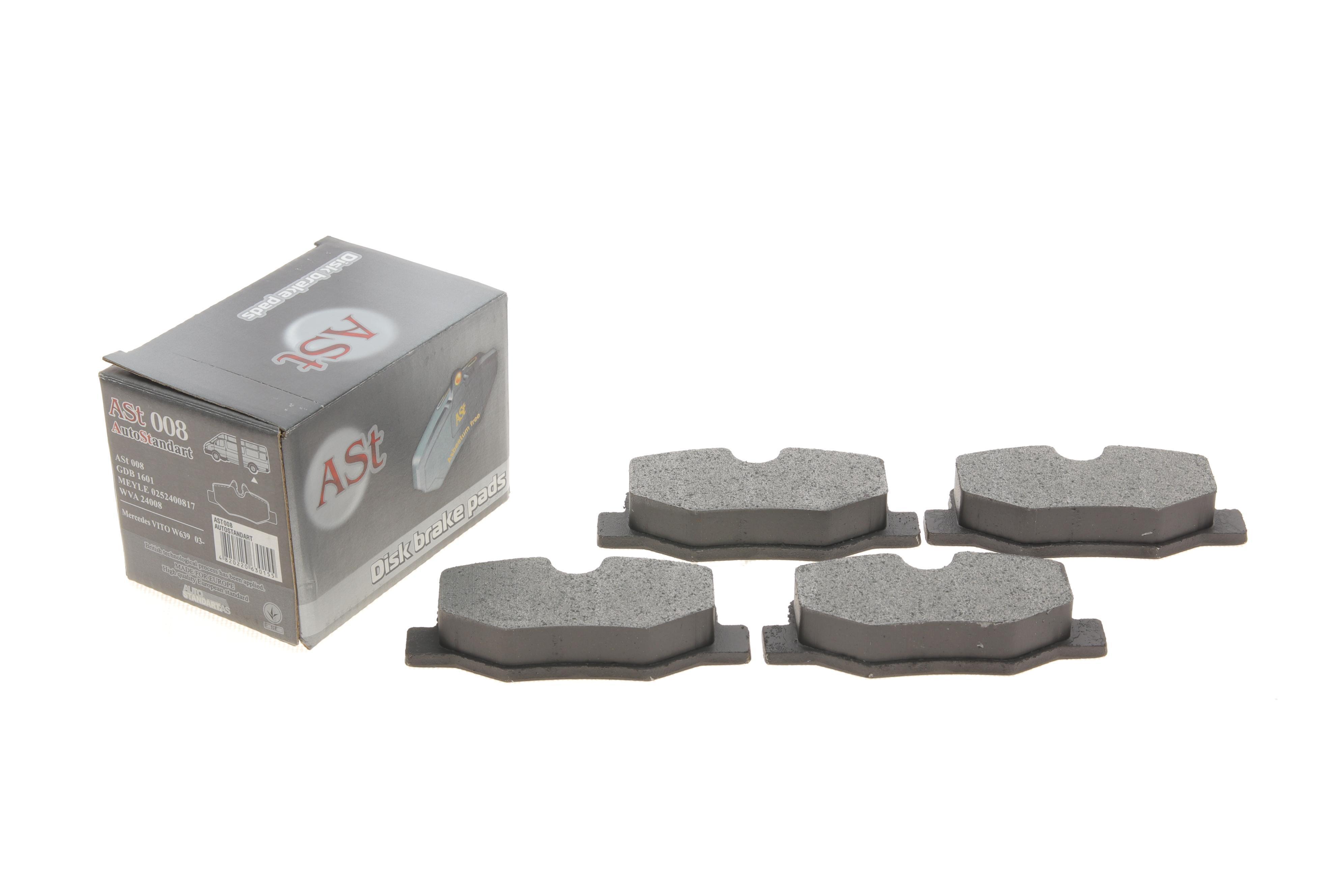 Колодки гальмівні (задні) MB Vito (W639) 03-