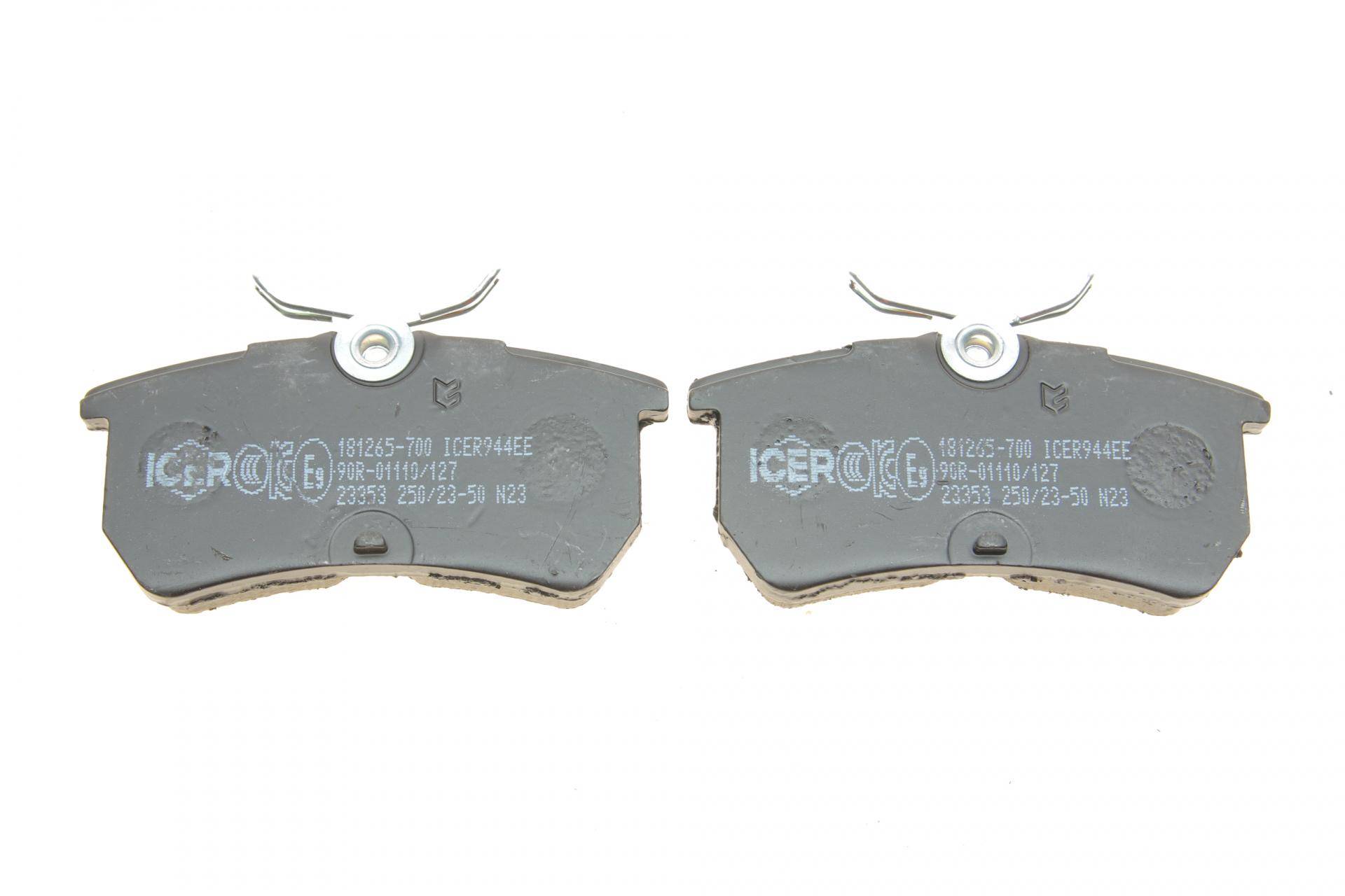 Колодки гальмівні (задні) Ford Focus 98-05/Fiesta V/VI 05-