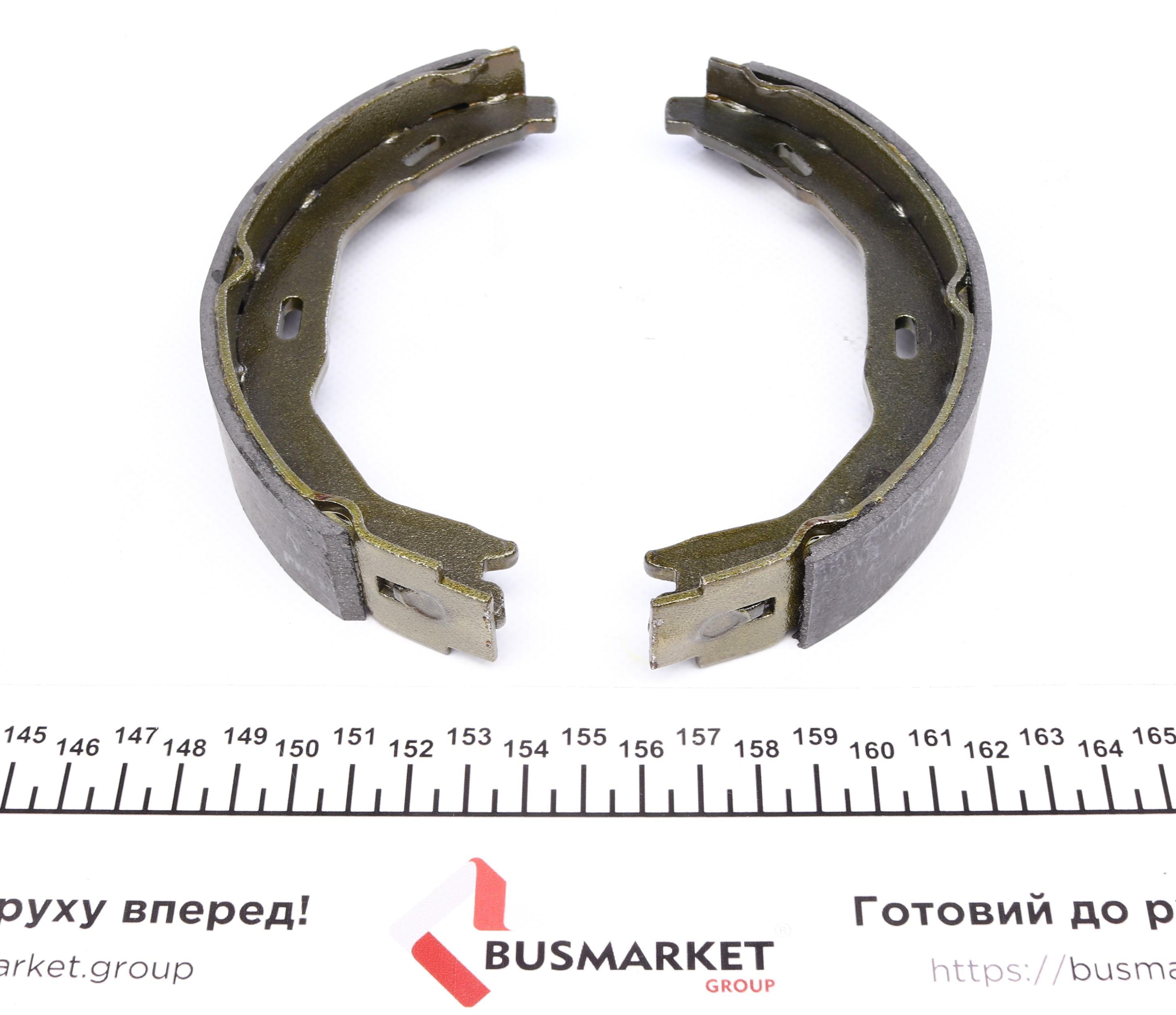 Колодки ручника MB C-class (W204/C204) 07- /E-class (A207/C207) 09- (165x25)