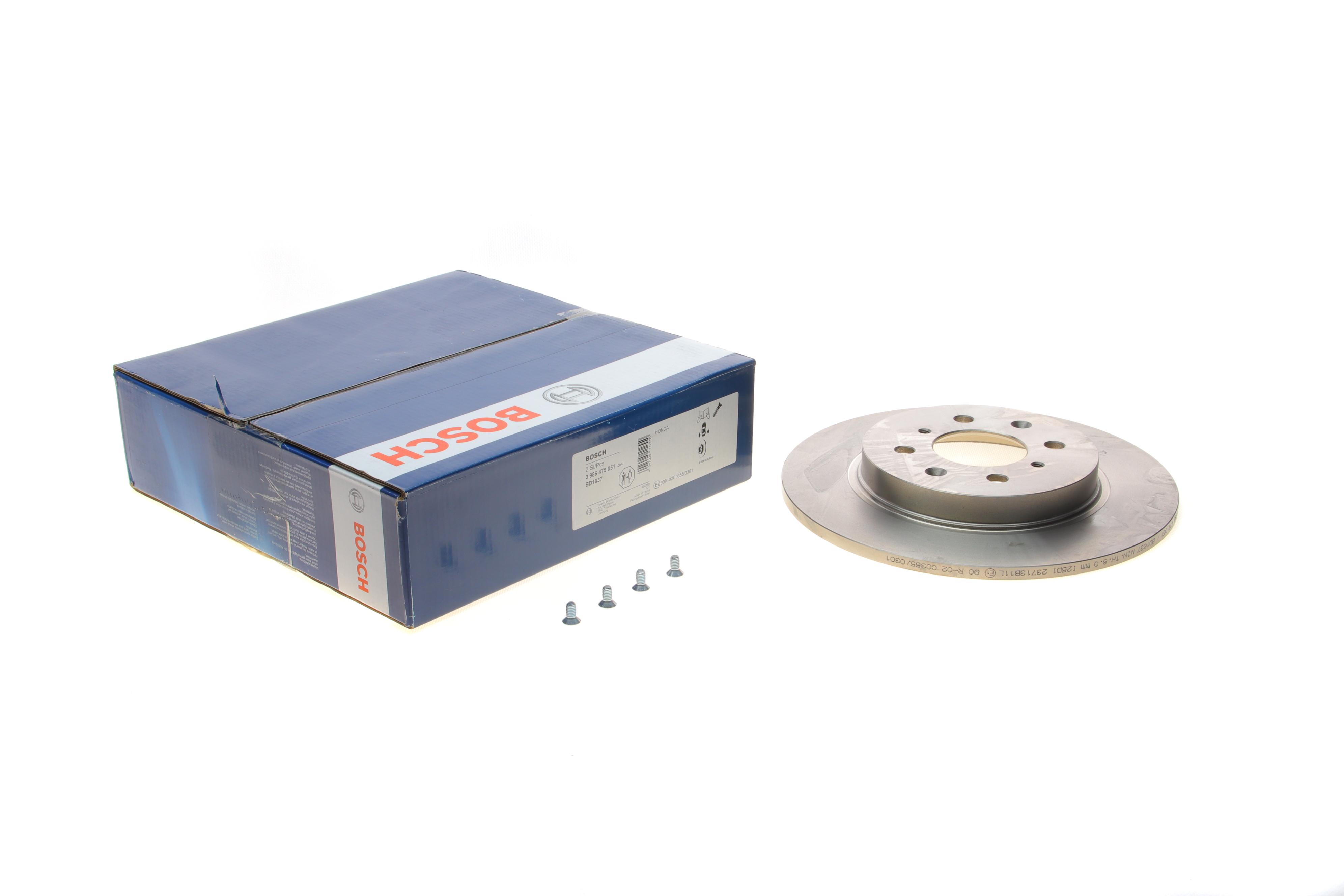 Диск гальмівний (задній) Honda Insight/Jazz 09- (259,8x9)