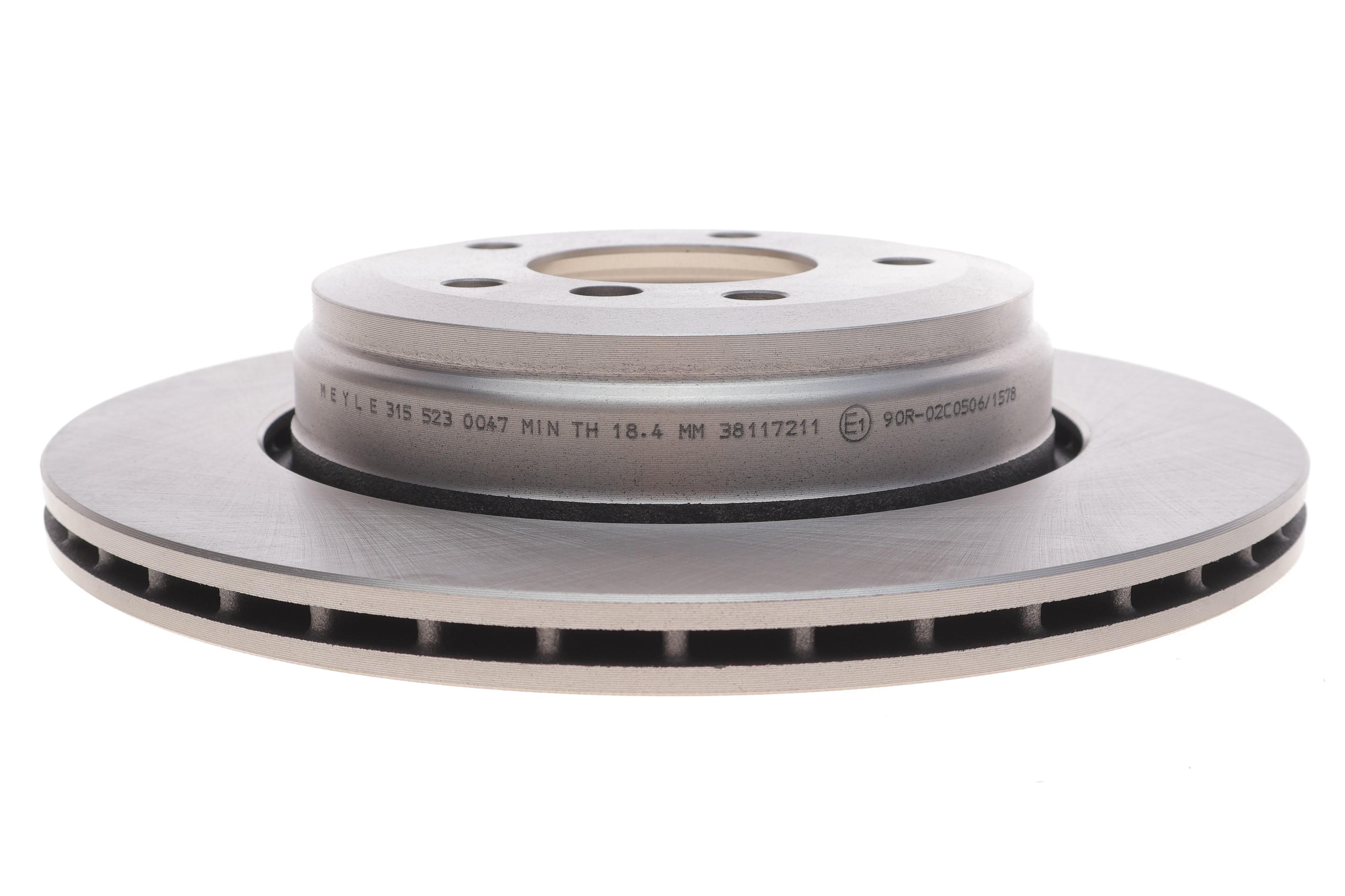 Диск гальмівний (задній) BMW 5 (E60/E61)/6 (E64) 2.0-3.0i/2.0-3.0d 03-12 (320x20)