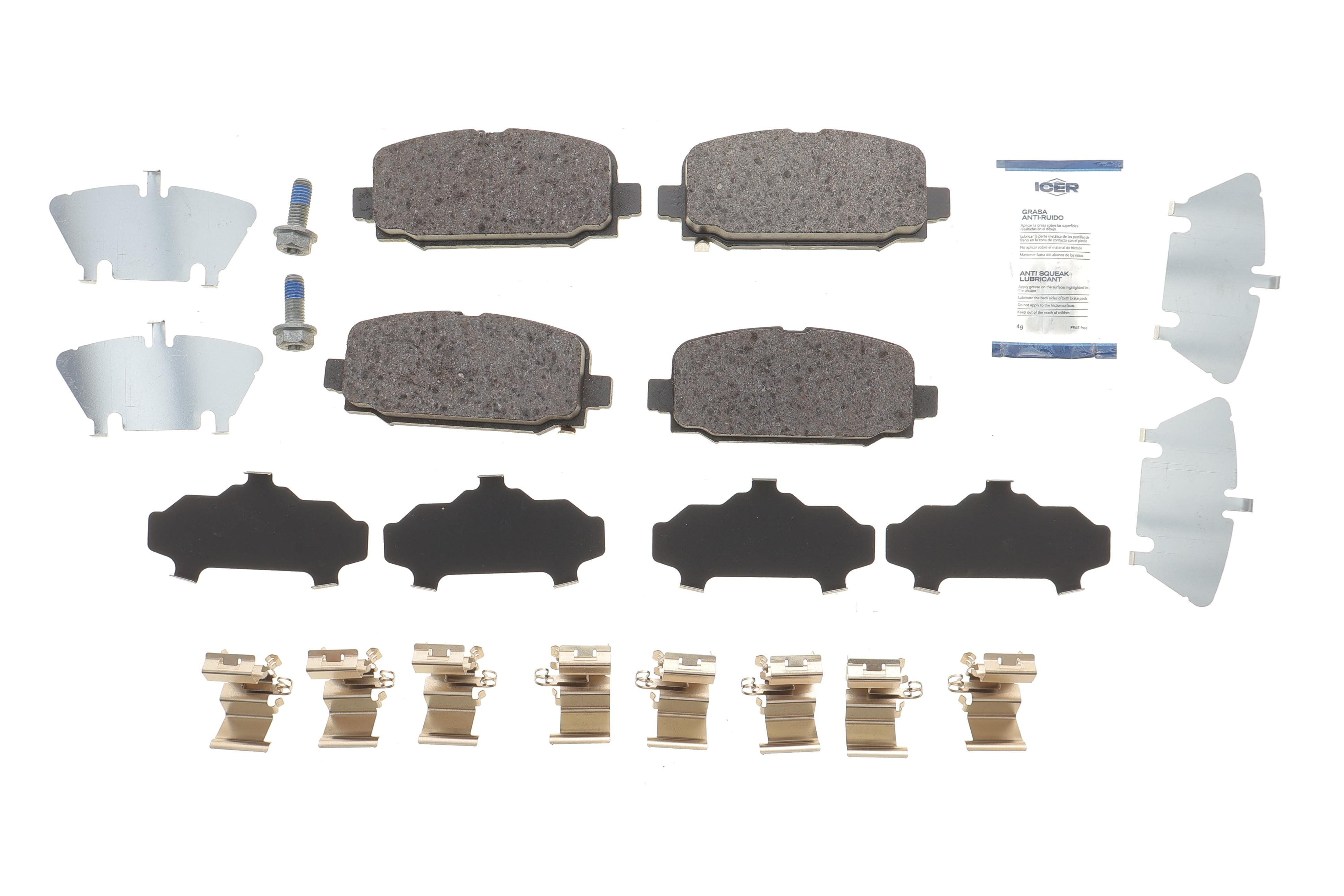 Колодки гальмівні (задні) Jeep Compass 1.4 MultiAir 17- (TRW)