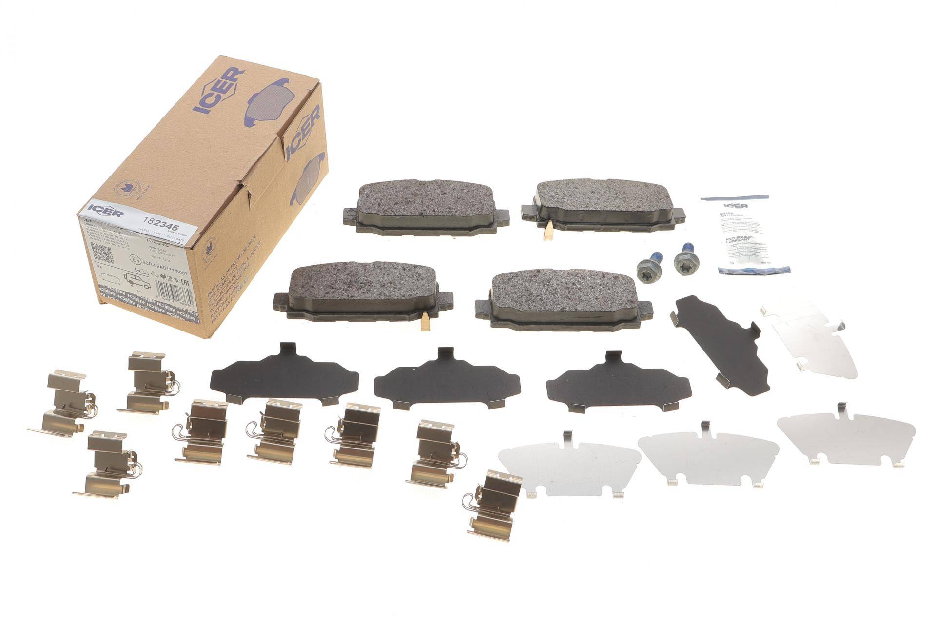 Колодки гальмівні (задні) Jeep Compass 1.4 MultiAir 17- (TRW)