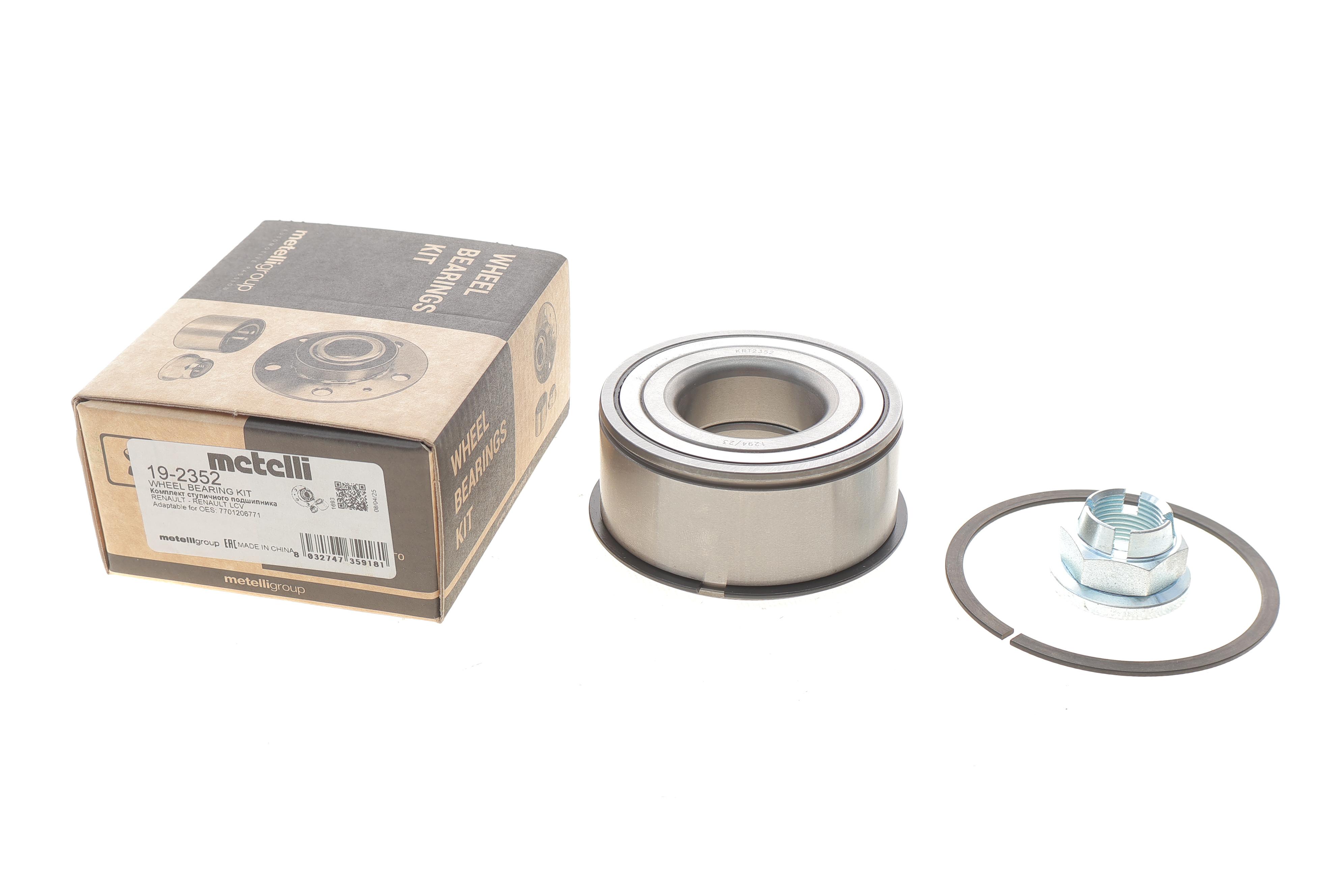 Підшипник маточини (передньої/задньої) Renault Kangoo 02-/Clio 2.0 00-09 (39.7x84.1x40) (к-кт)