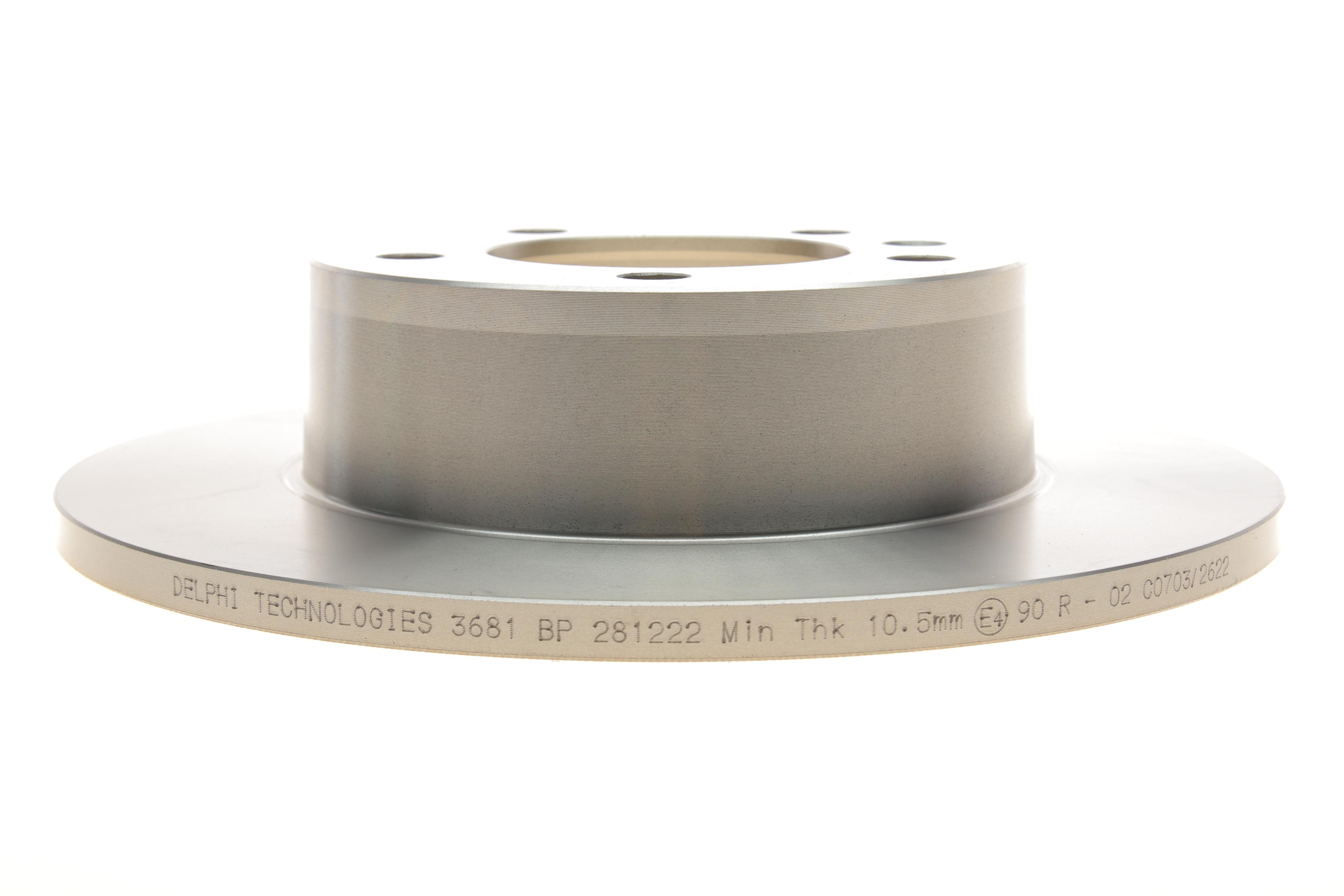 Диск гальмівний (задній) (к-кт 2 шт) Renault Master/Opel Movano 98- (305x12) (з покриттям) (повний)