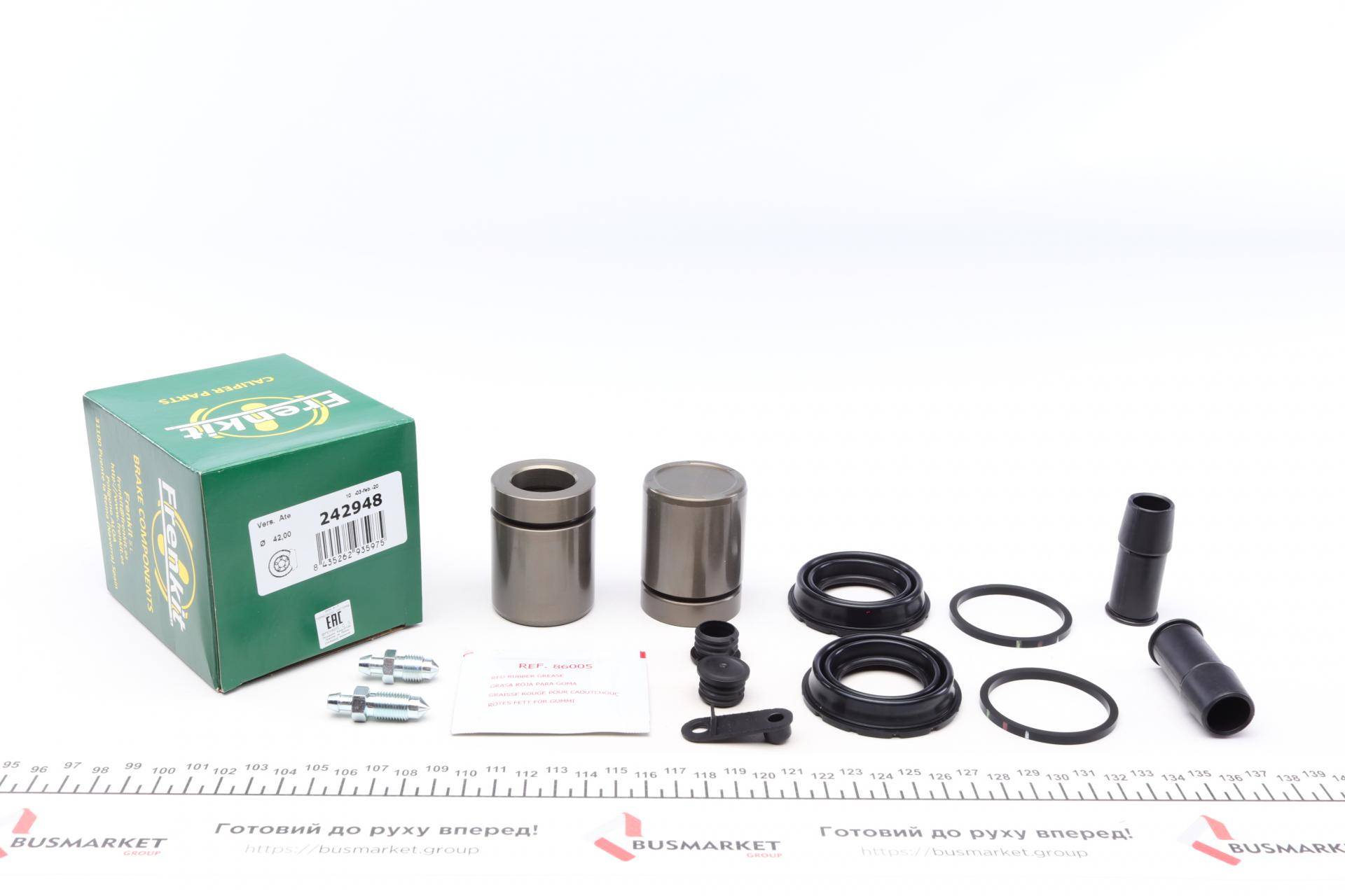 Ремкомплект гальмівного супорта (поршеньок) AUDI A6 C6, BMW 5 E60, 7 E65 (2.5 D-6.0) 2000-2010 AUTOFREN