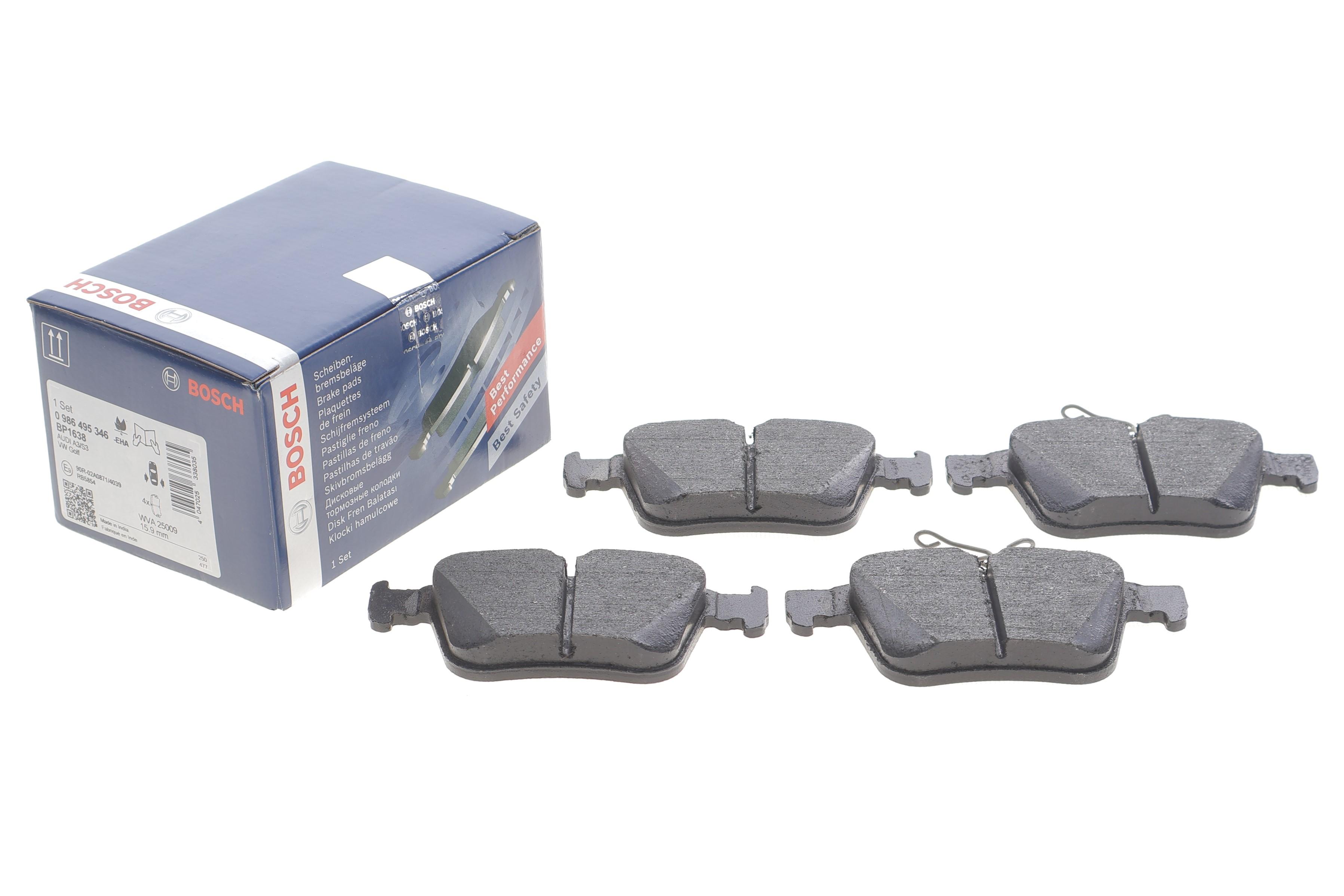 Колодки гальмівні (задні) VW Passat B8 14/Tiguan 16-/Seat Tarraco 18-