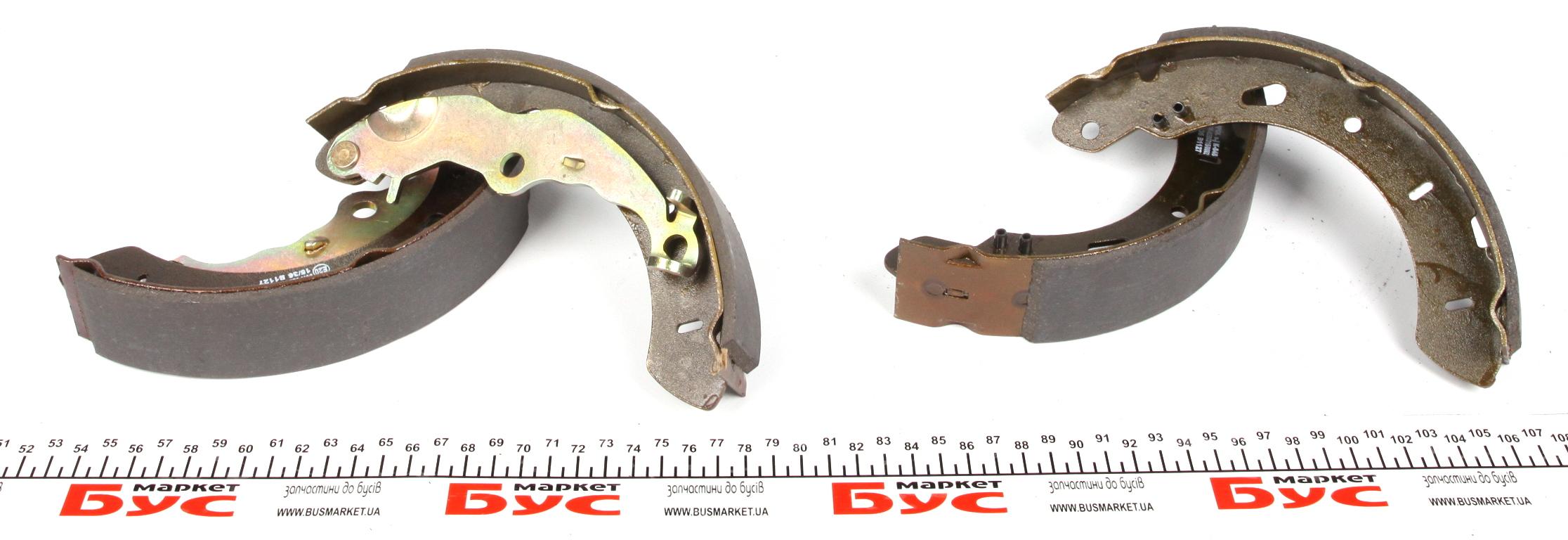Колодки гальмівні (задні) Ford Focus II 10-/Transit Courier 14- (барабанні) (228.6x41.5)