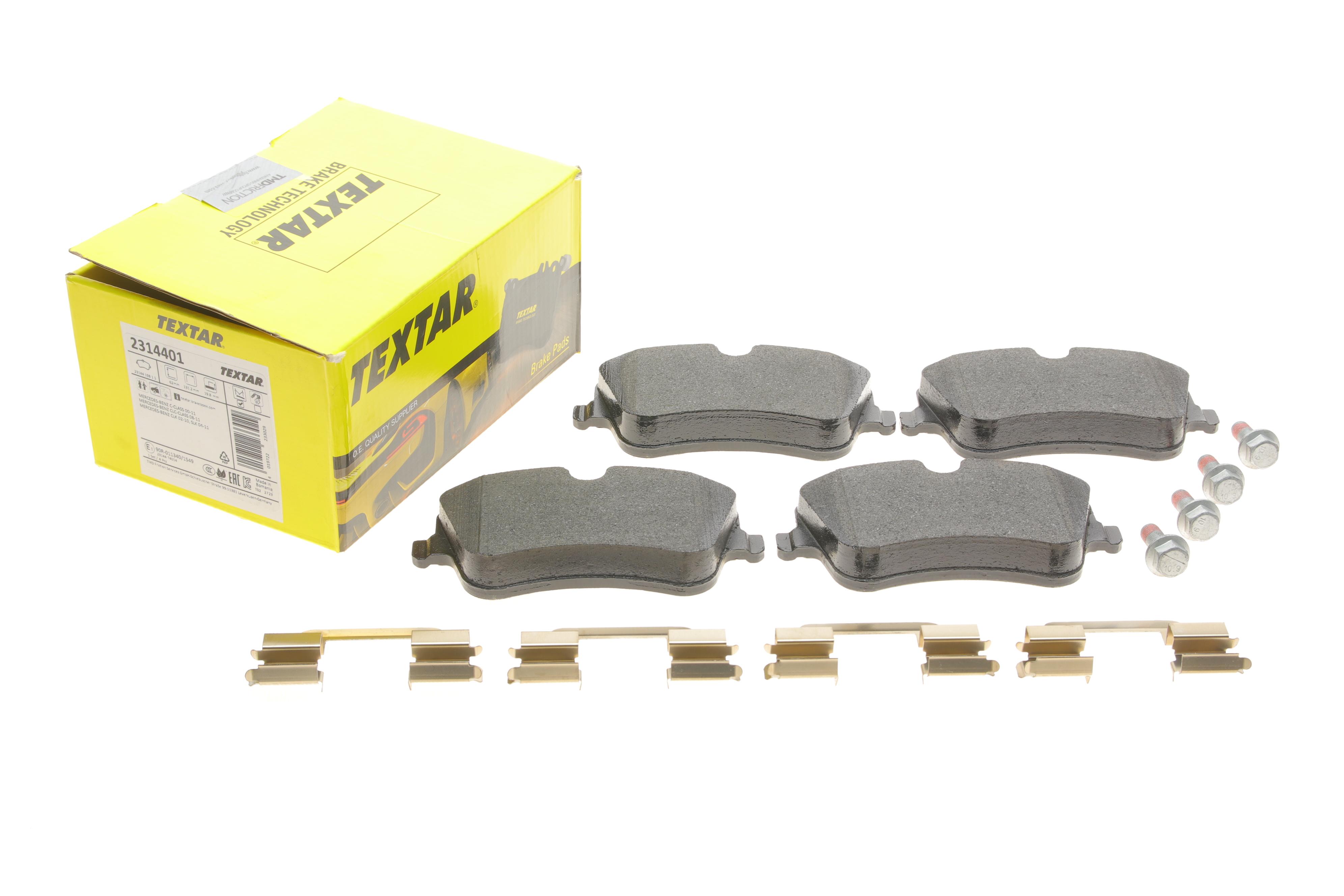 Колодки гальмівні (передні) MB C-class (W203/CL203/S203) 00-11 (Lucas) Q+