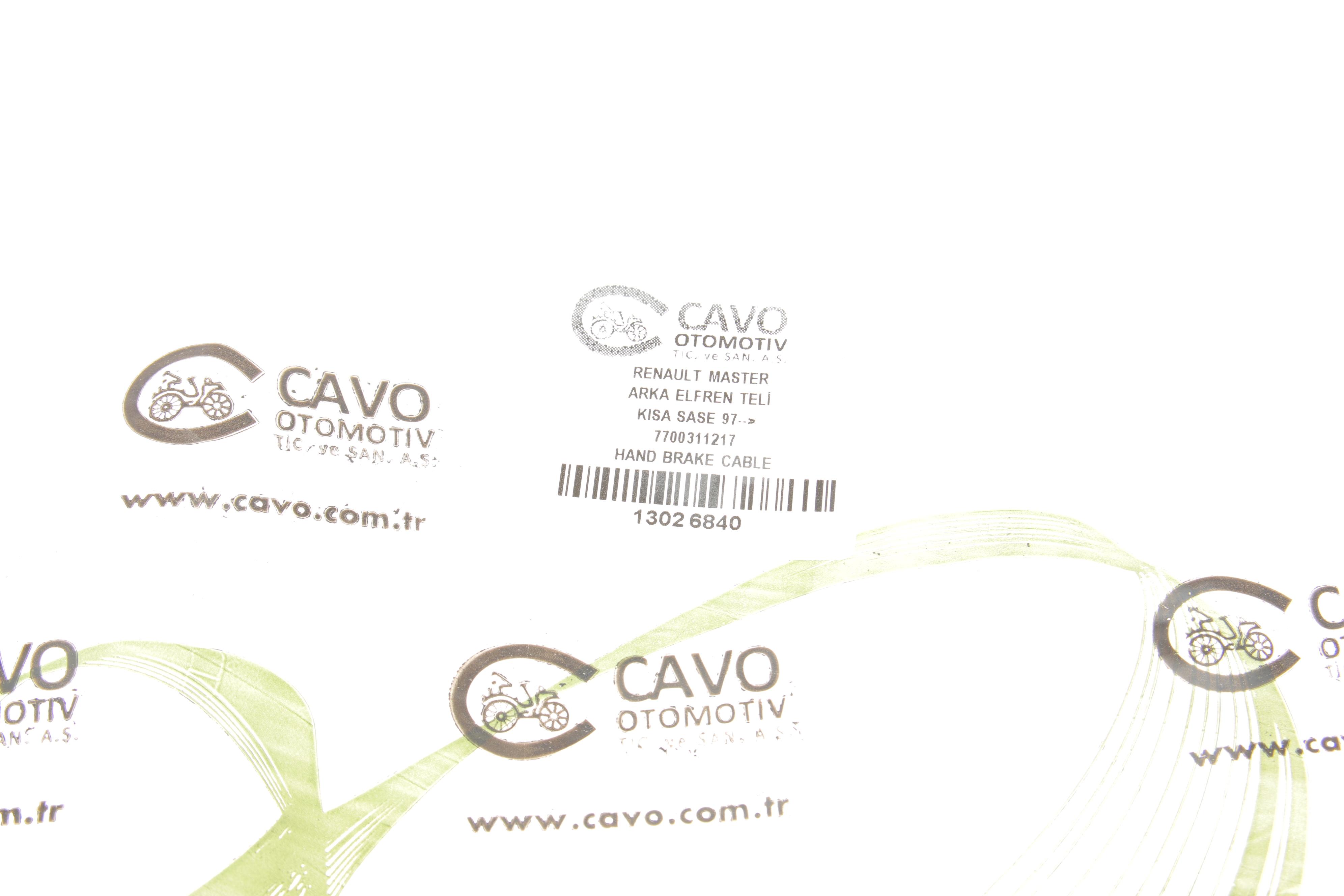 Трос ручника (задній) Renault Master 98- (1420/1048mm) (барабанні гальма)