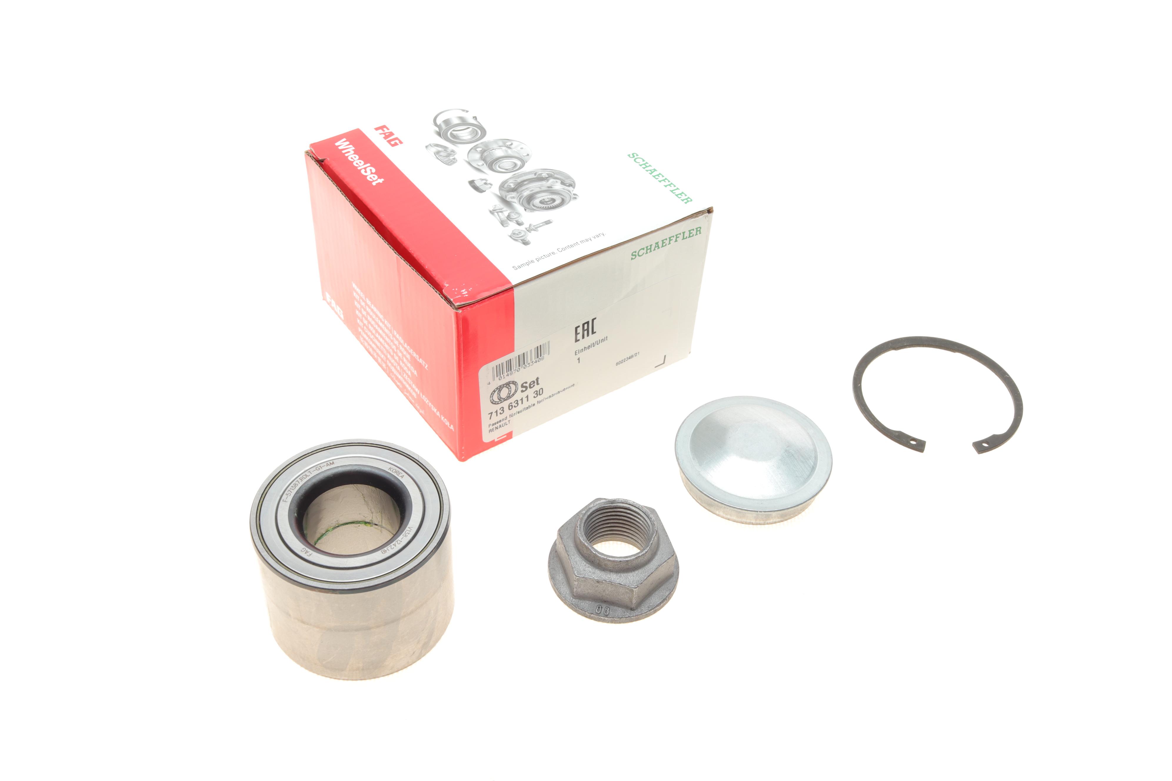 Підшипник маточини (задньої) Renault ZOE/Kaptur/Duster 11-