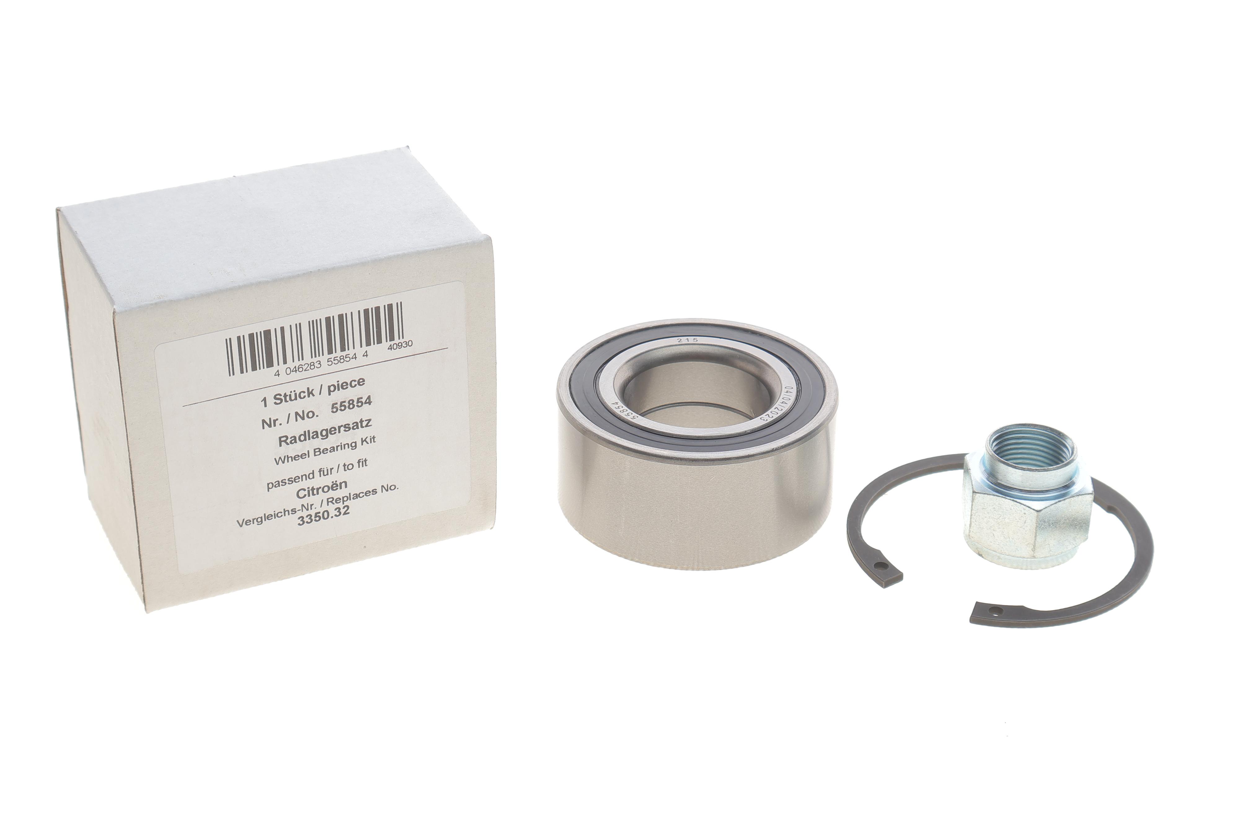 Підшипник маточини (передньої) Citroen Xsara/Peugeot 106/206/306 96- (37x72x33) (к-кт)