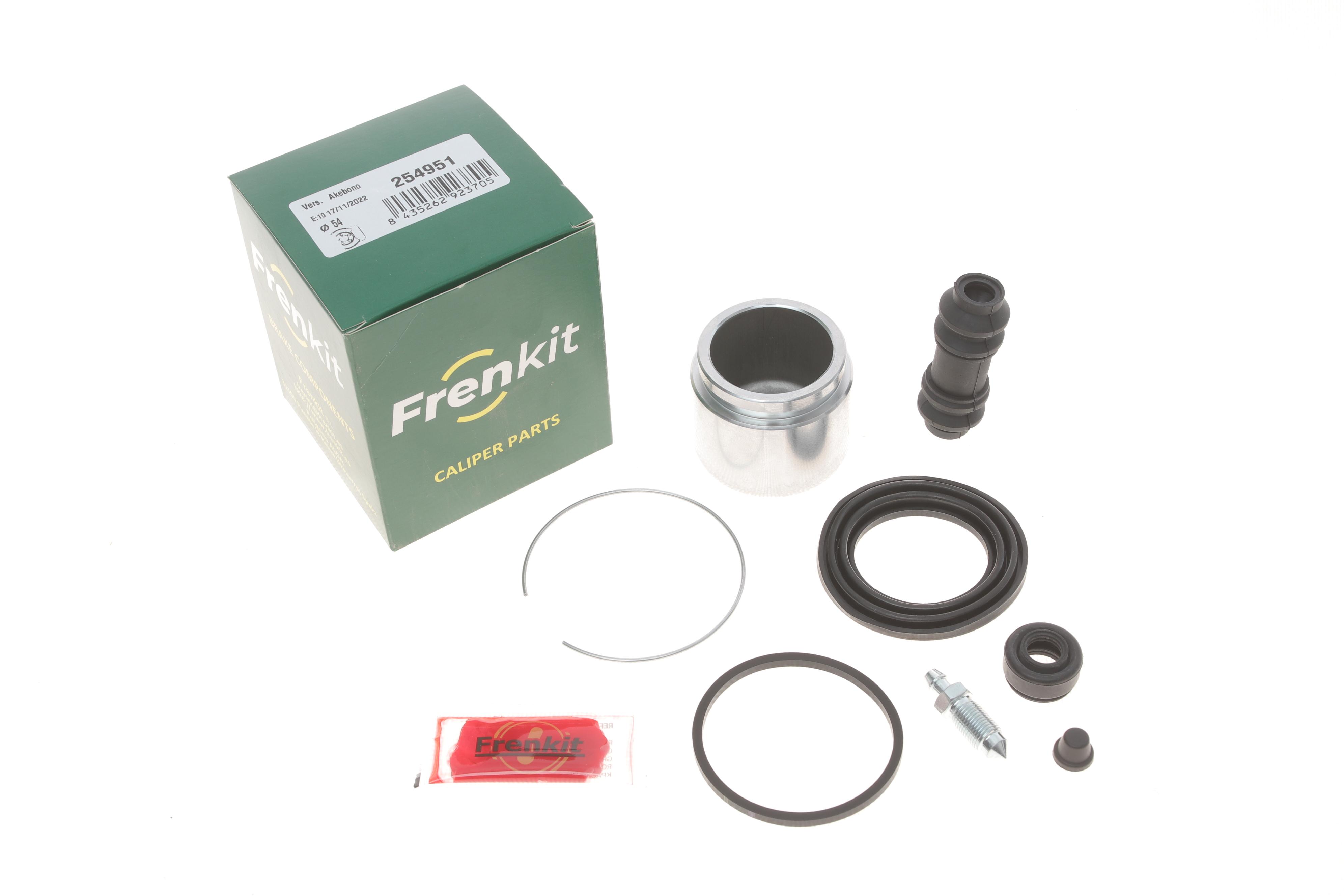 Ремкомплект супорта (переднього) Mitsubishi Colt VI 04-12 (d=54mm) (Akebono) (+ поршень)